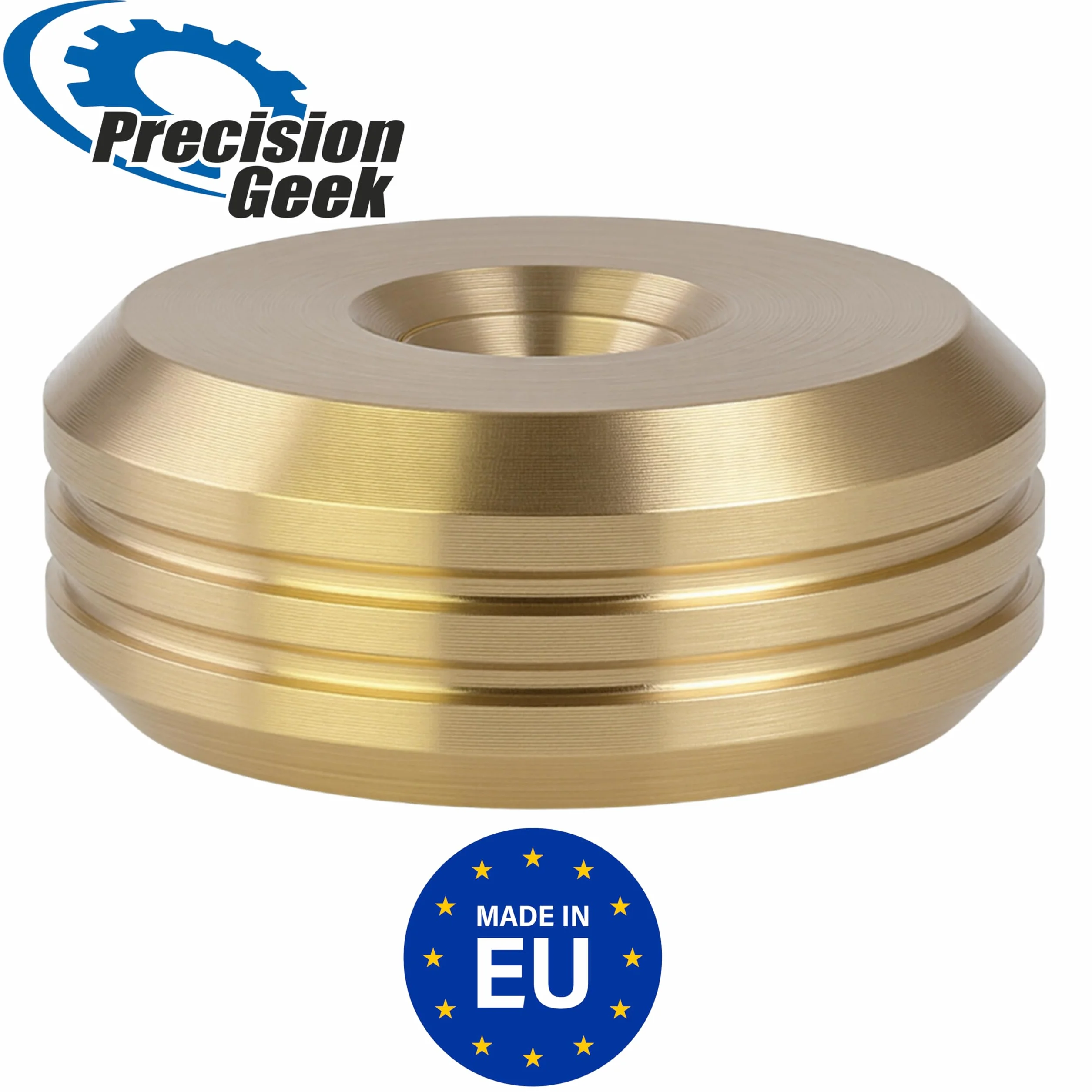 Podkładki Pod Kolce Głośnikowe Średnica 20mm L-8mm Mosiądz 8 sztuk