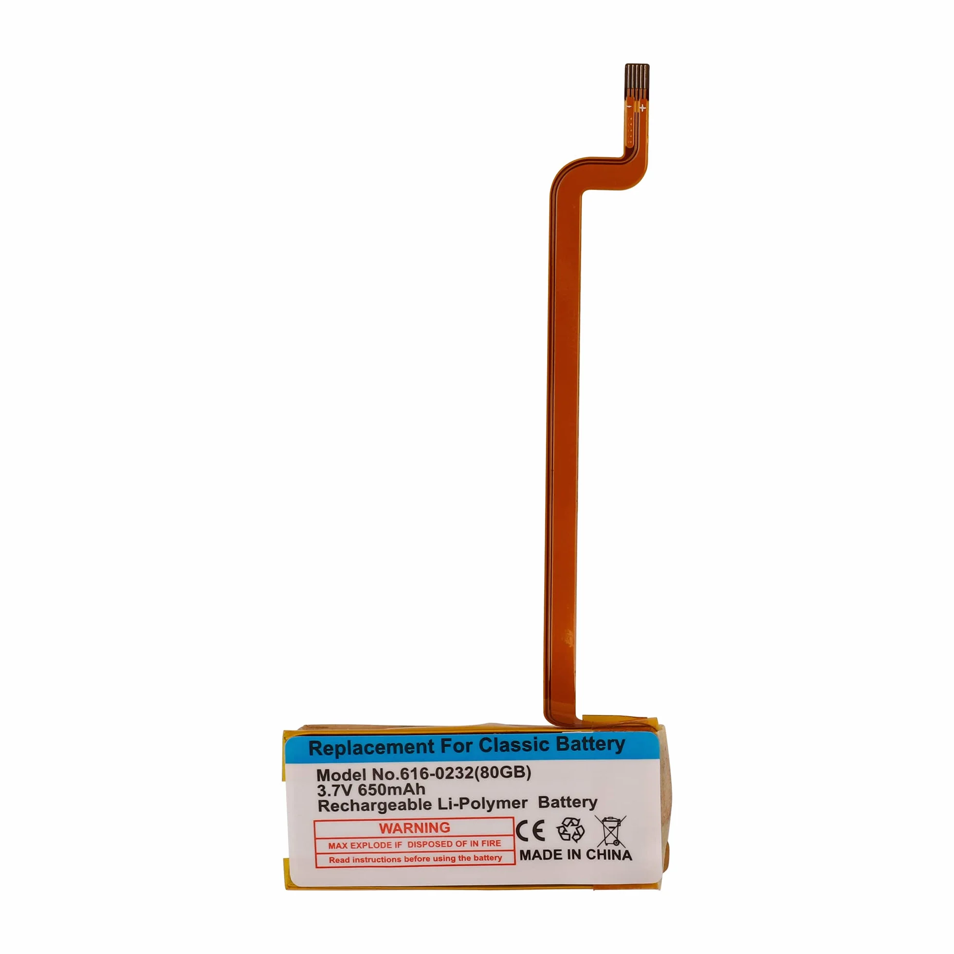 616-0227, 616-0229, 616-0230, 616-0412, 616-0232 Akumulator Kompatybilny z iPod-G5 30GB A1136, iPod-Classic 6th 7th GEN z narzędziami