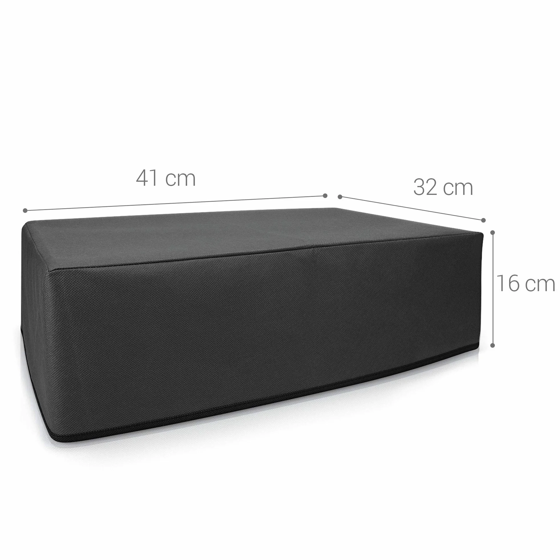 kwmobile Osłona przeciwpyłowa kompatybilna z Canon Pixma TS5350 / TS5351 / TS5352 - etui na drukarkę, pokrowiec ochronny z tkaniny, ciemnoszary