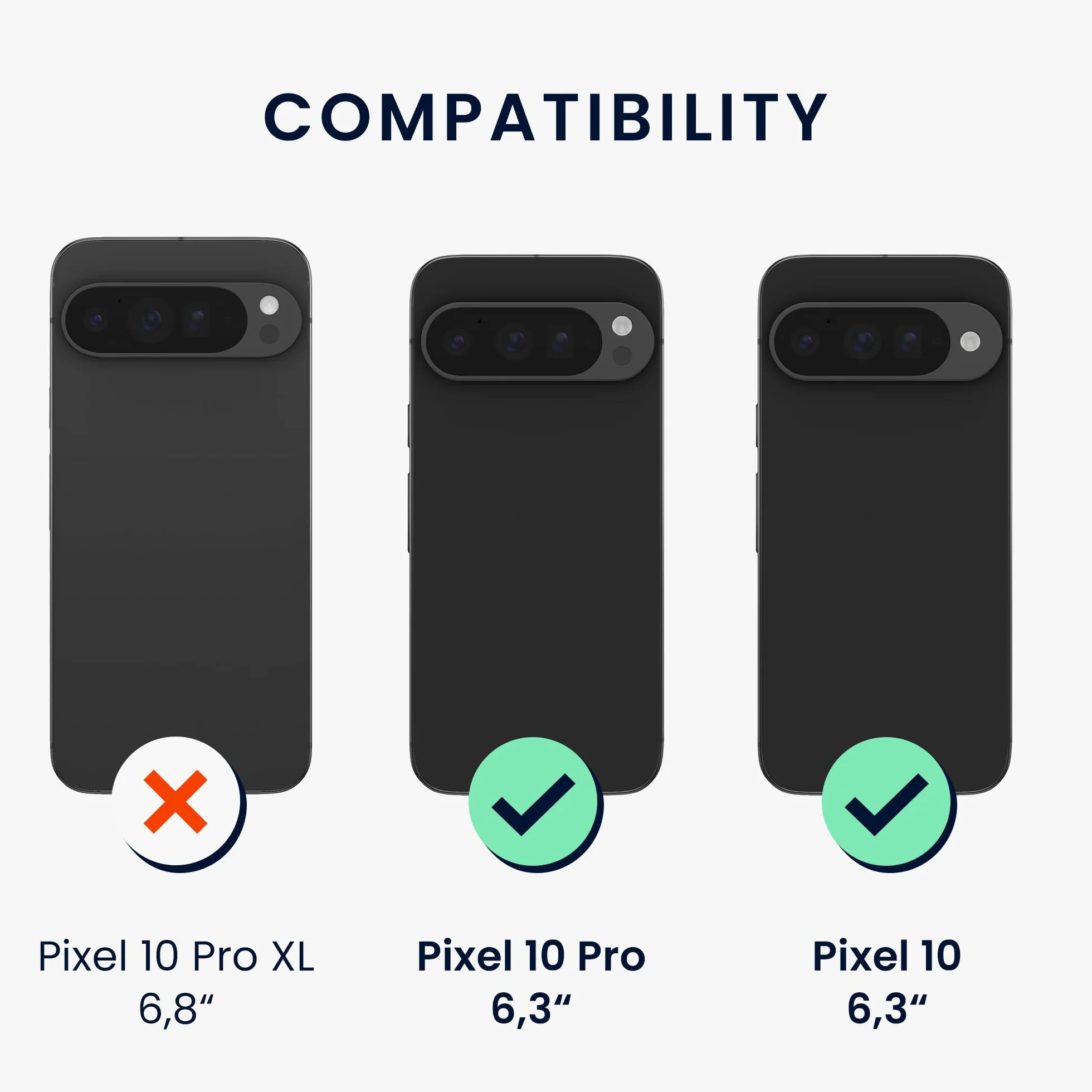 kwmobile Etui na telefon kompatybilne z Google Pixel 10 / Pixel 10 Pro – silikonowe etui – ładowanie bezprzewodowe – matowe, jasnoniebieskie etui ochronne