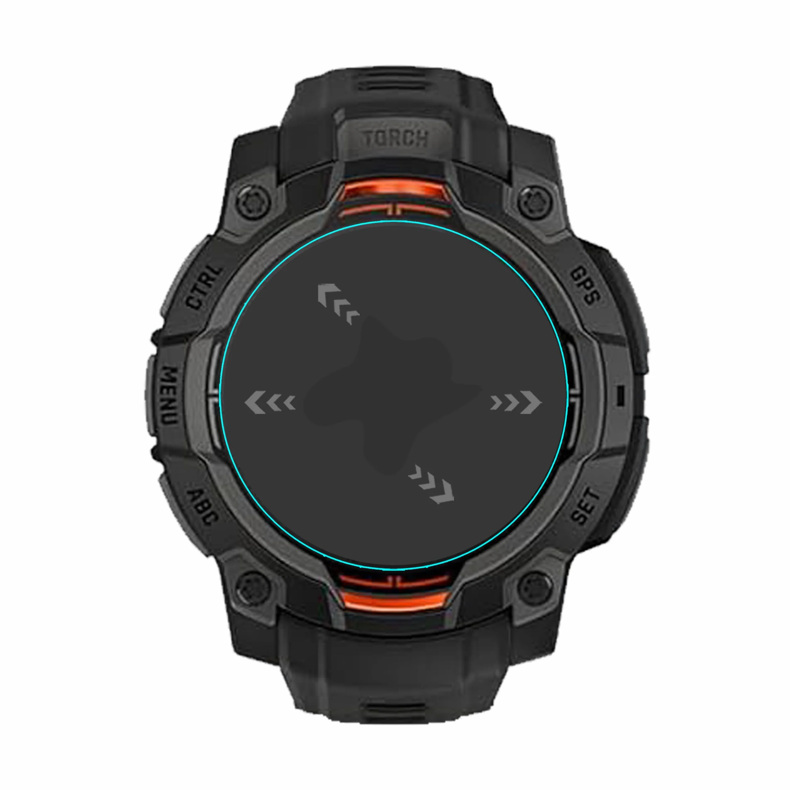 Mr.Shield Ochraniacz Ekranu do Garmin Instinct 3 45mm (AMOLED/Solar) [3 Sztuki] Film Szkło Hartowane 9H, Odporny na Zarysowania, HD Przejaśniać