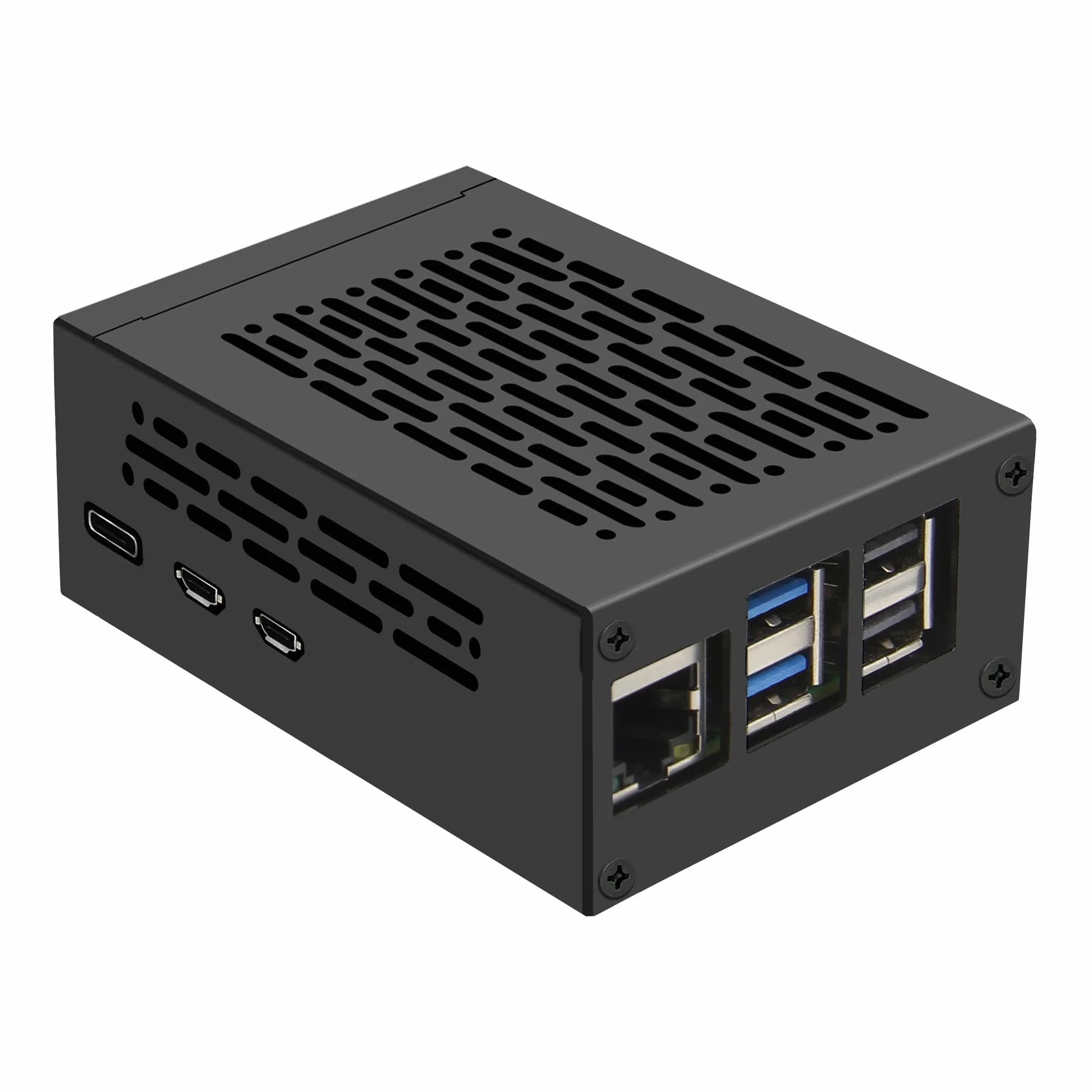Geekworm P580-V2 Case | Support Raspberry Pi 5 & X1005 / X1002 PCIe to M2 NVMe SSD Base & Active Cooler