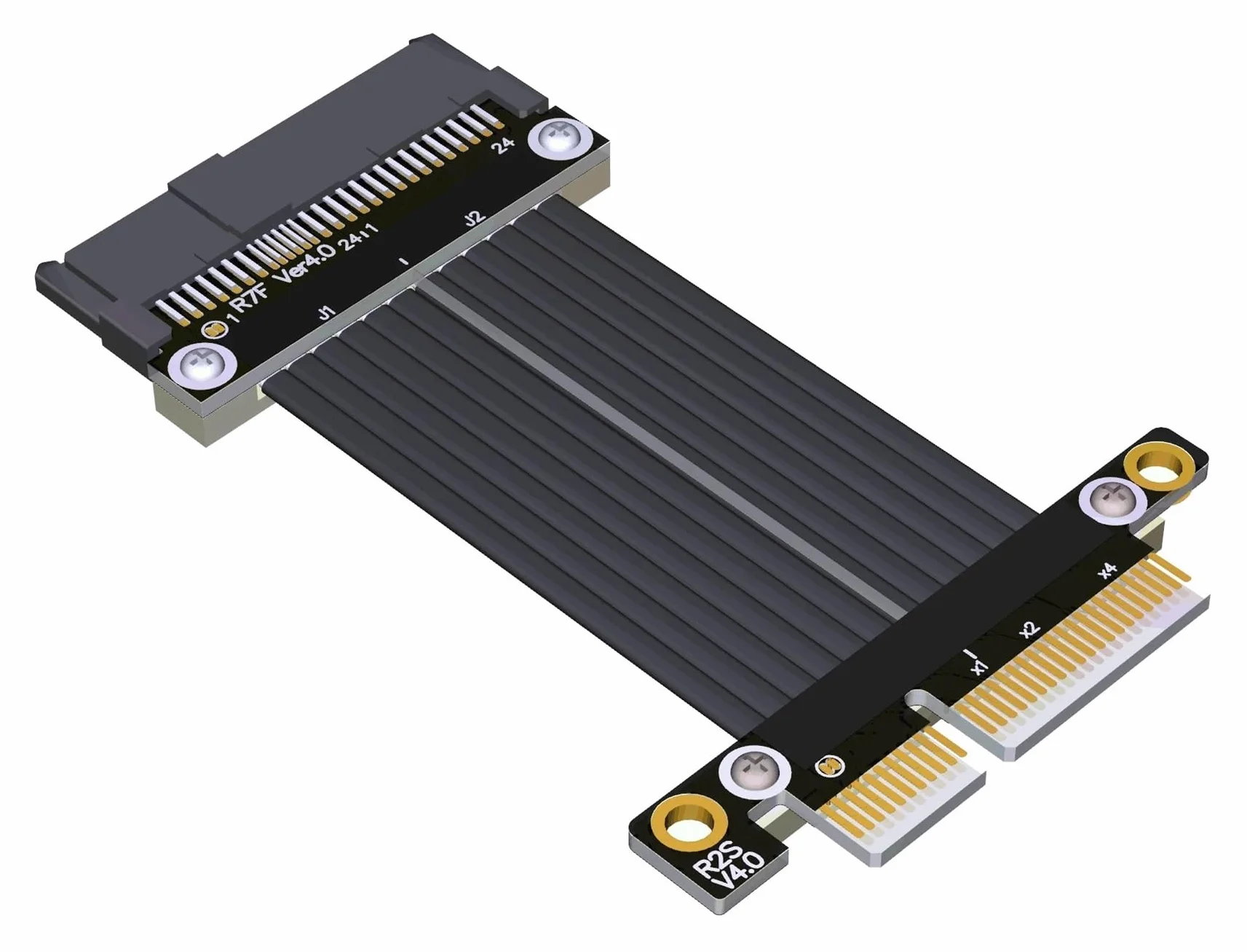 PCIe 4.0 X4 do U.2 dla SSD NVMe U.2 Riser PCI Express 4.0 X4 do U.2 (SFF-8639) (5 cm, R27SL 4.0)