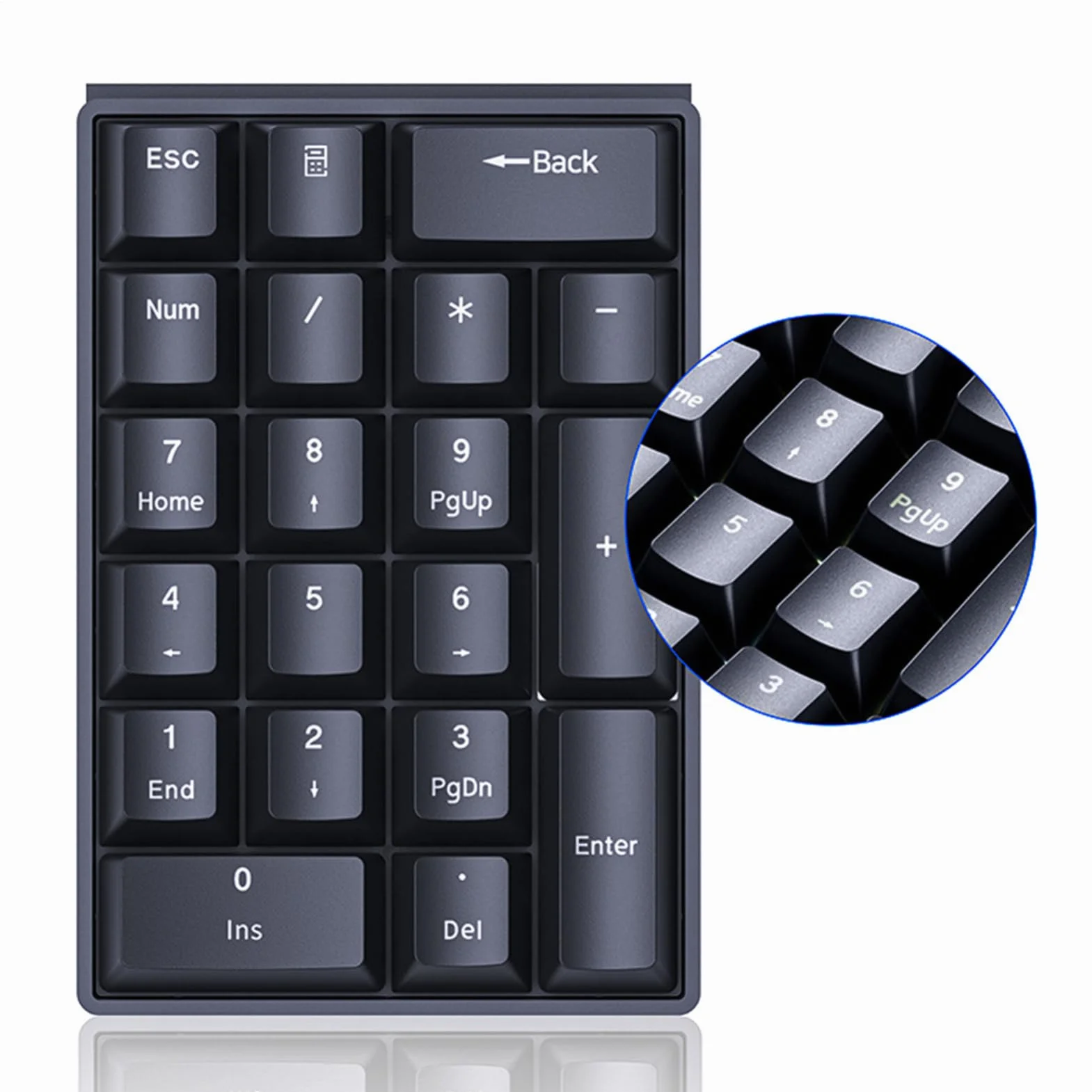Komputerowa Klawiatura Numeryczna | Mechaniczne Przenośne Urządzenie,Podłączana Klawiatura Numeryczna Komputerowa | Do Komputera PC Laptopa Dla Księgowych Programistów Analityków Finansowych