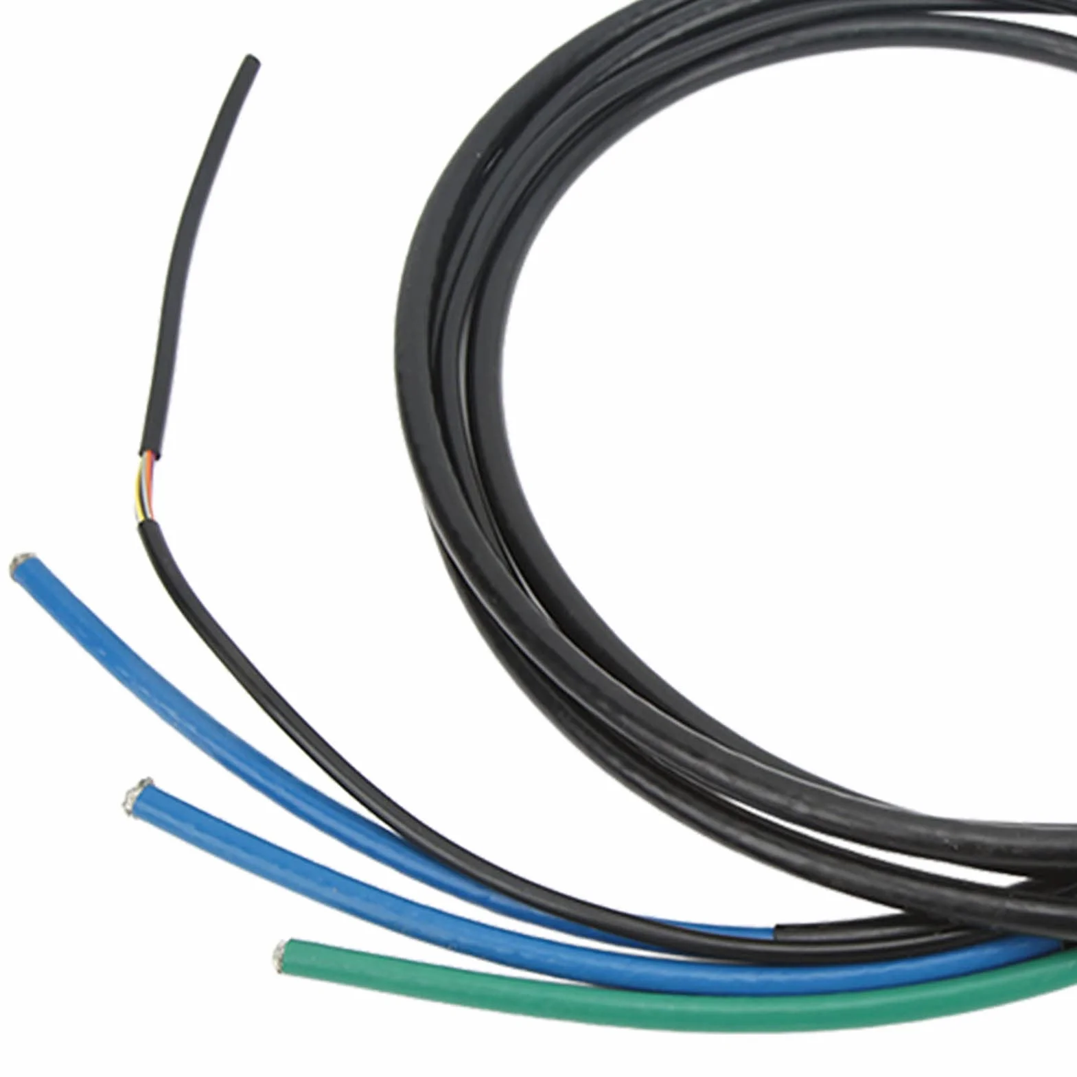 Dioche 4 szt. Przedłużacz Silnika Miedziany Kabel Silnikowy Dzielony o Długości 25 mm² i Długości 35 M do Akcesoriów do Pojazdów Elektrycznych