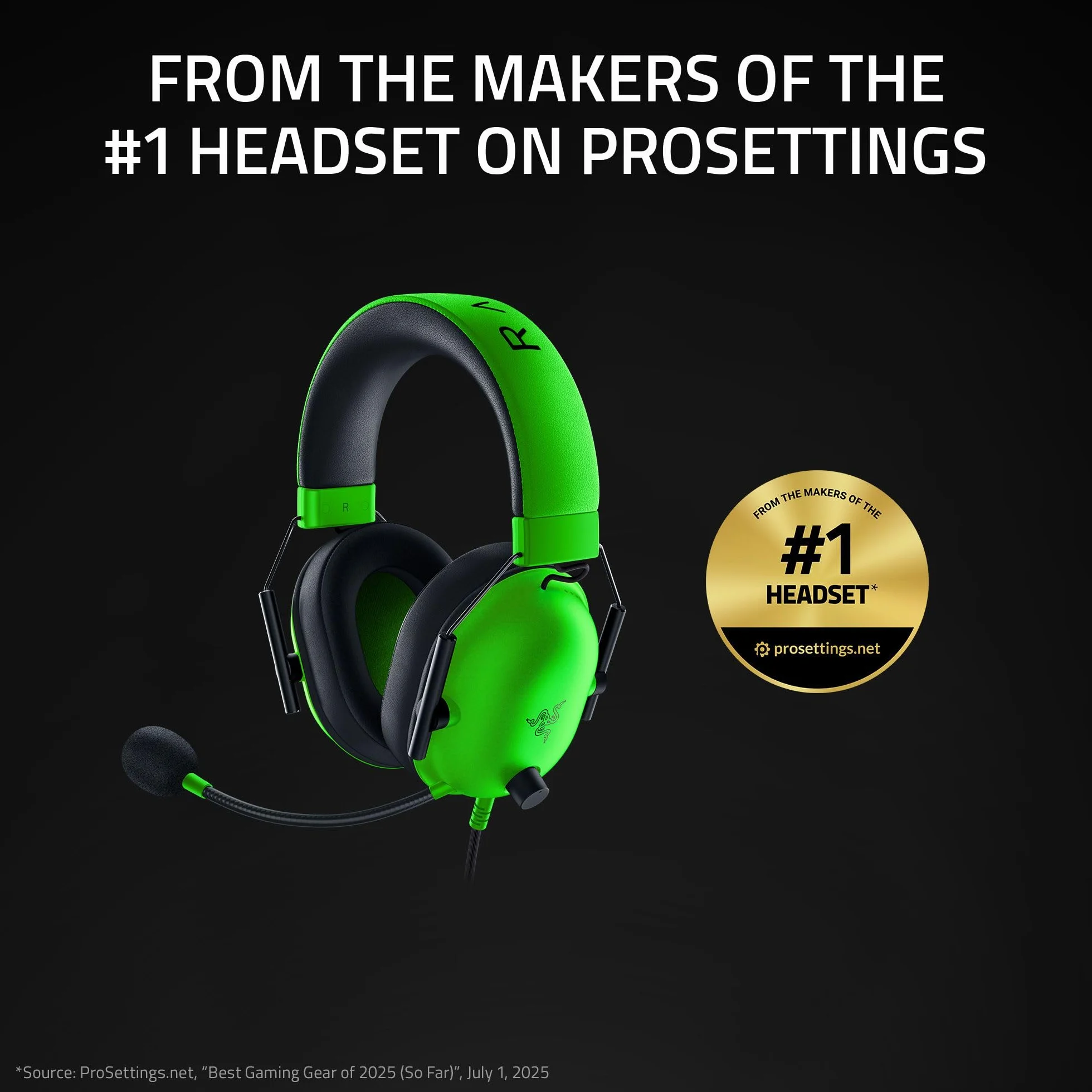 Razer BlackShark V2 X Zestaw słuchawkowy do gier: dźwięk przestrzenny 7,1 - sterowniki 50 mm - poduszka z pianki z pamięcią kształtu - do PC, PS4, PS5, przełącznika, Xbox One, gniazdo audio 3,5 mm,