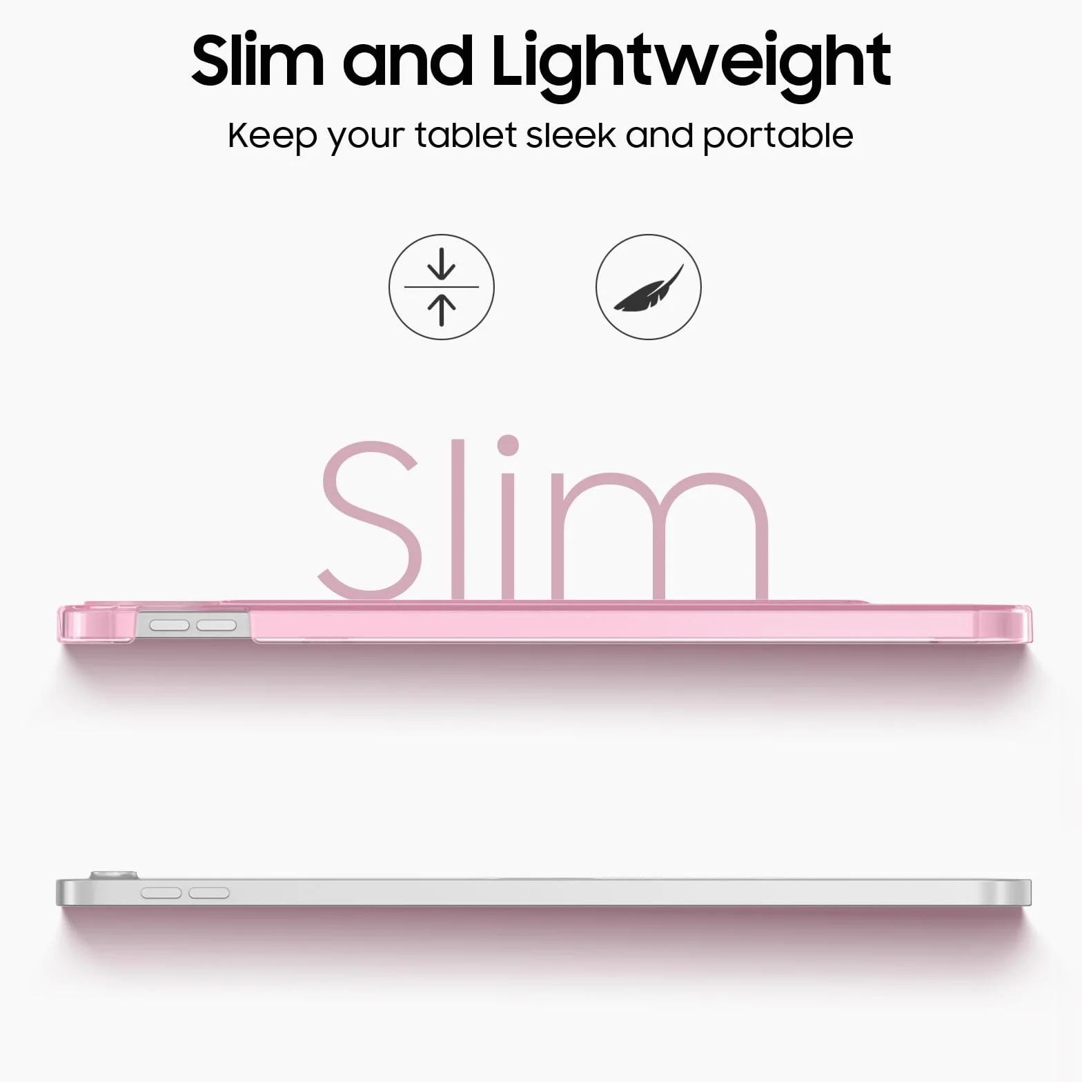 FINTIE Ultra Slim Etui do iPada 11 generacji 27,9 cm 2025 / iPad 10 generacji 27,2 cm 2022 różowy Sakura