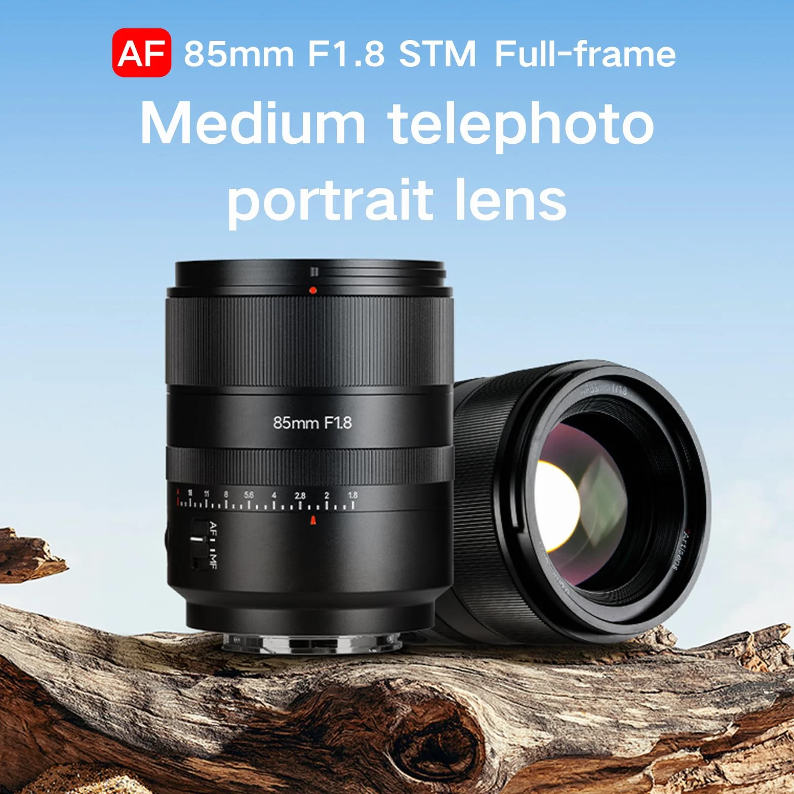 7artisans AF 85 mm F1.8 pełnoklatkowy obiektyw aparatu kompatybilny z Nikon Z Mount, duża przysłona, Prime, STM autofokus, do aparatów Nikon DSLR (czarny)
