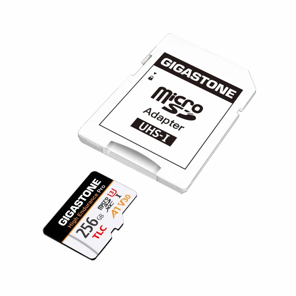 5 lat bezpłatnego odzyskiwania danych: karta Micro SD GIGASTONE 256 GB, wysoka wytrzymałość serii Pro, prędkość do 100 MB/s, kompatybilna z REDTIGER ROVE VIOFO VANTRUE PRUVEEO ARIFAYZ Dash Cam