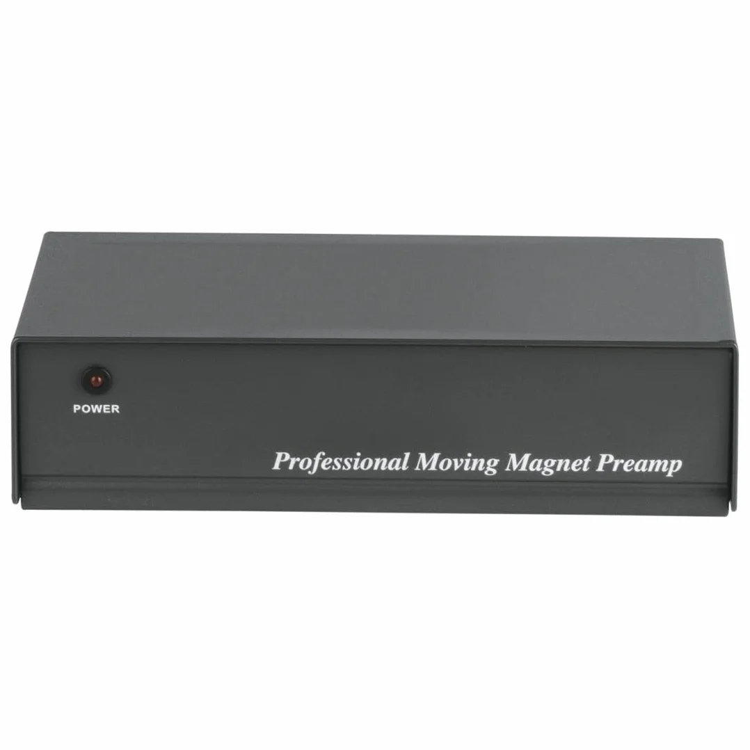 Hama Przedwzmacniacz stereo phono PA 506 (do gramofonów, wraz z zasilaczem 230V/50Hz, 3000mA, kabel cinch 0,9 m) czarny