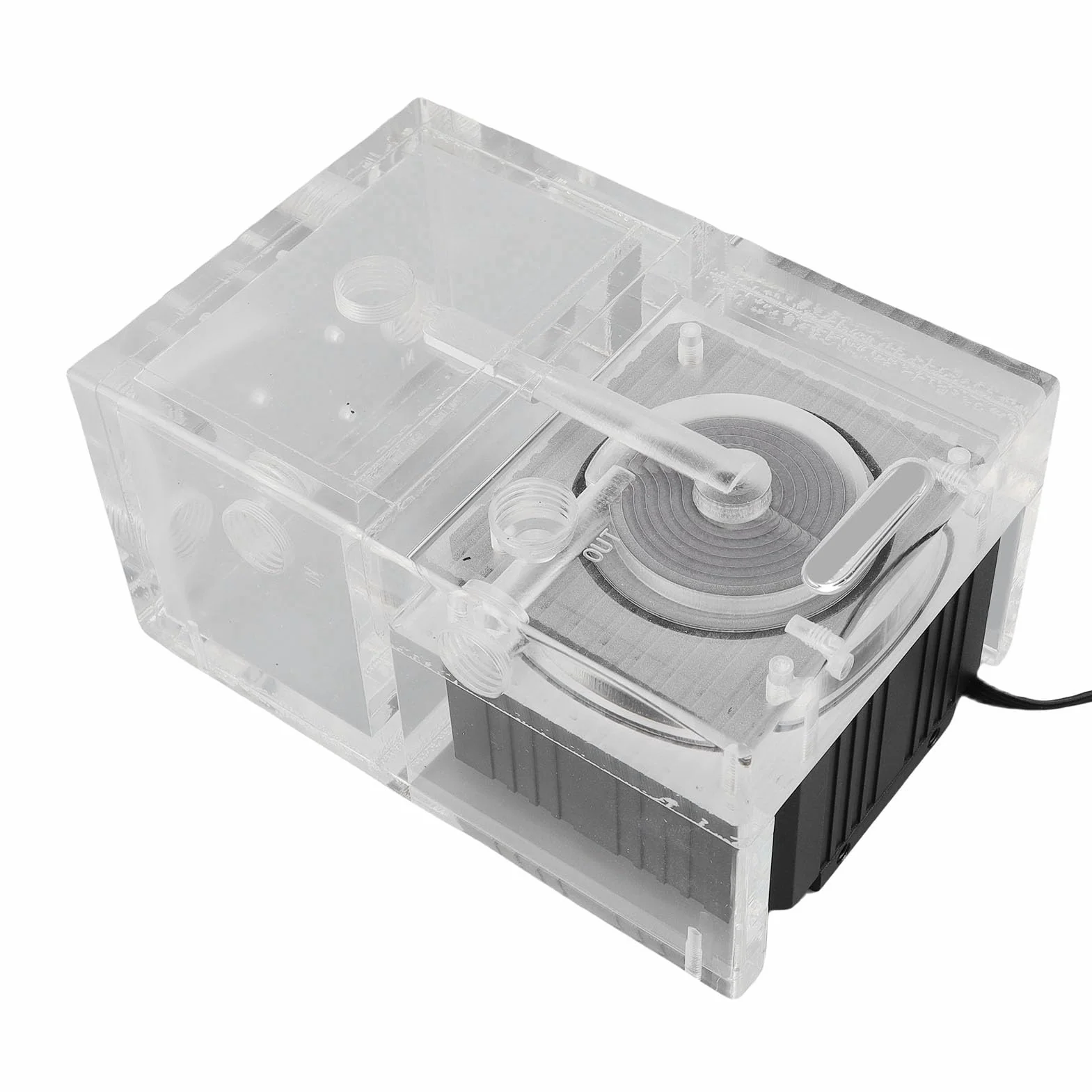 Yctze Ultra Cicha Pompa do Chłodzenia wodą do Układu Chłodzenia cieczą Procesora Komputera PC, Zestaw Zbiorników Pompy PC z Dużym 4P Małym Złączem 4Pin Komputera PUB EG6 FX Zintegrowany Odśrodkowy