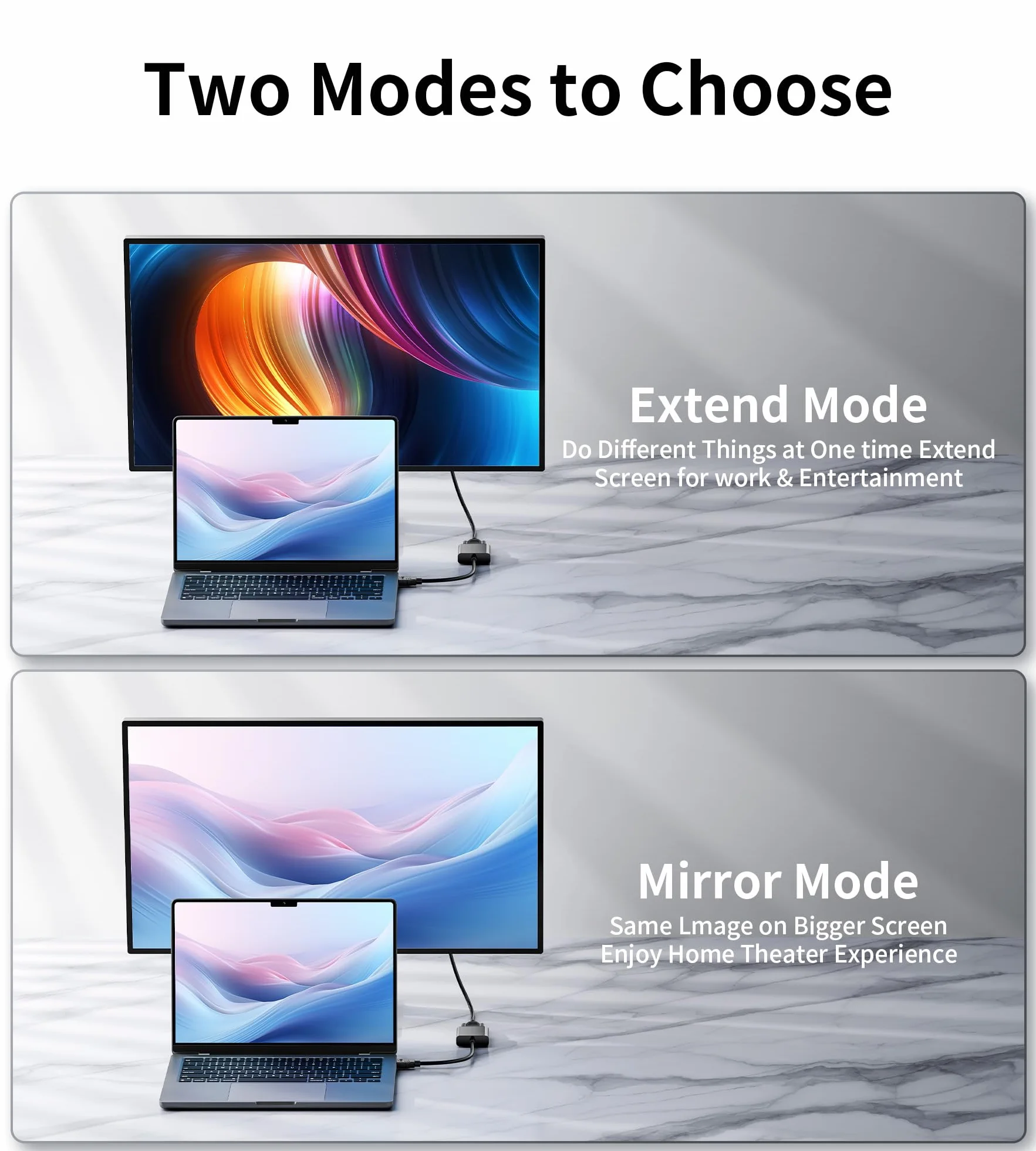 BHHB HDMI na VGA, jednokierunkowy adapter HDMI do monitora VGA (wtyczka na gniazdo), kabel HDMI do VGA, kompatybilny z monitorem komputerowym, laptopem, projektorem, HDTV, Chromebookiem, Raspberry Pi
