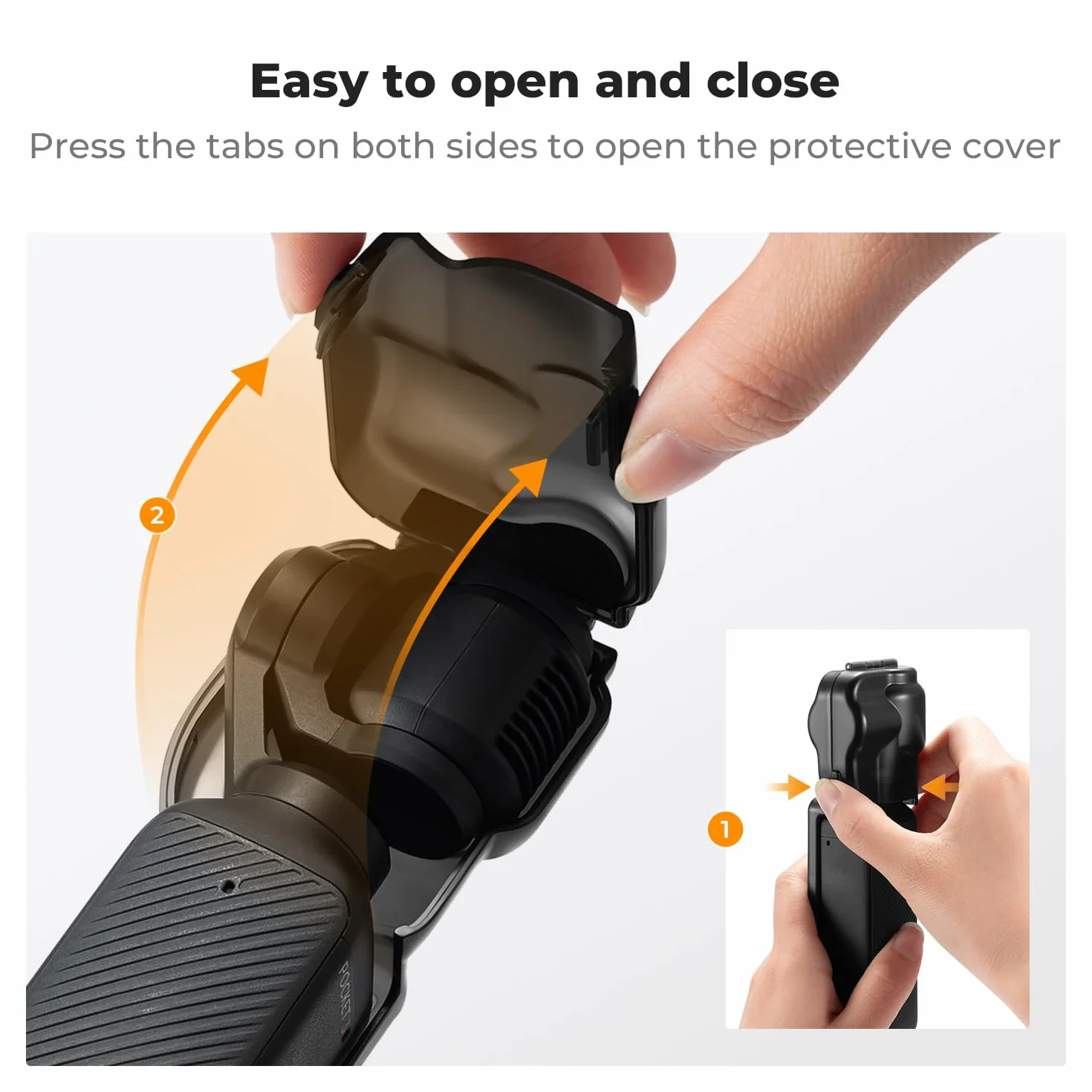 K&F CONCEPT Pocket 3 Etui Pokrowiec Ochronny Kompatybilny z DJI Osmo Pocket 3, Plastikowy Ochraniacz Gimbala Ochraniacz Obiektywu Ochraniacz Ekranu Etui Ochronne Akcesoria