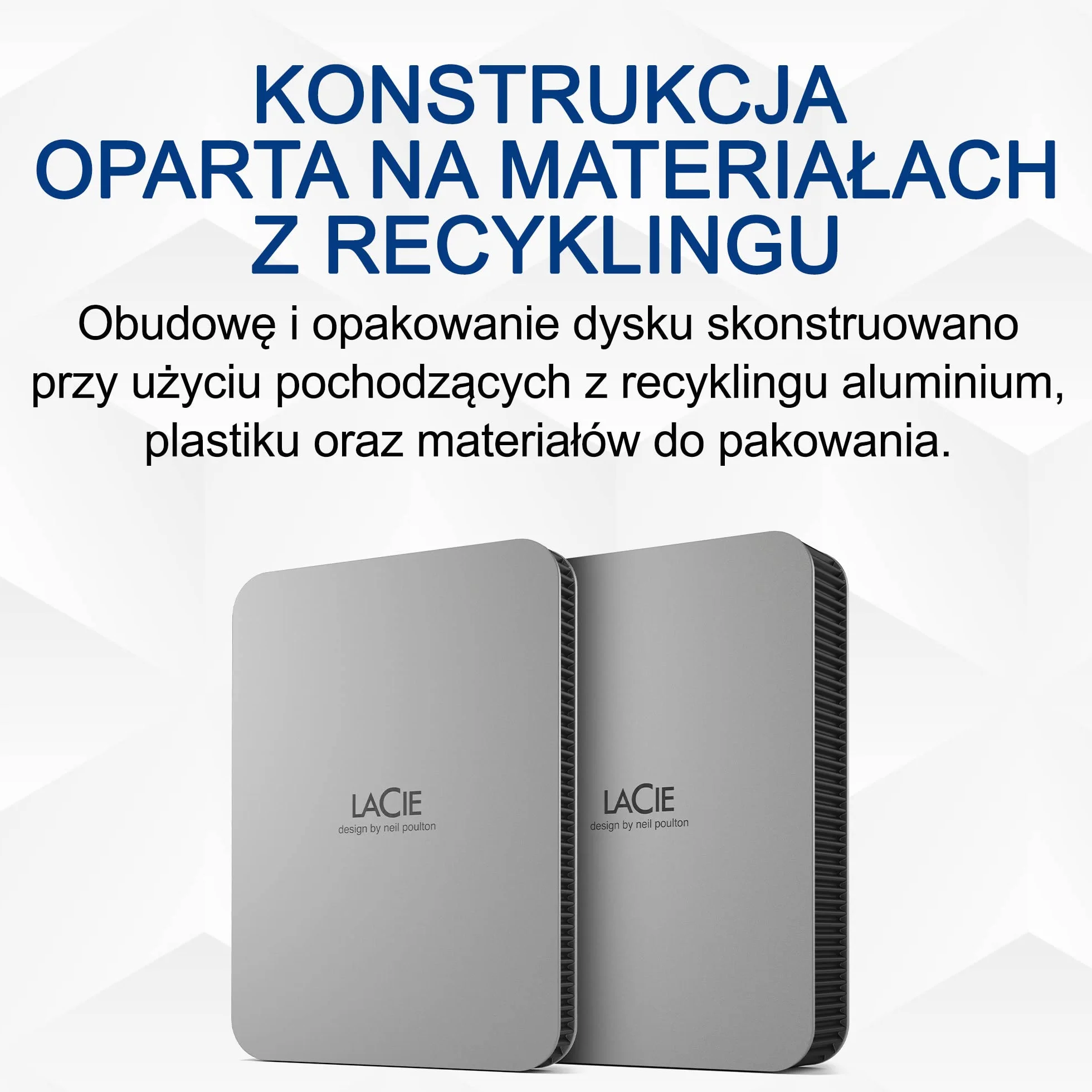 LaCie Mobile Drive 5TB, Zewnętrzny dysk twardy przenośny, PC Mac iPad & iPhone, Adobe All Apps, Data Rescue Service (STLP5000400)