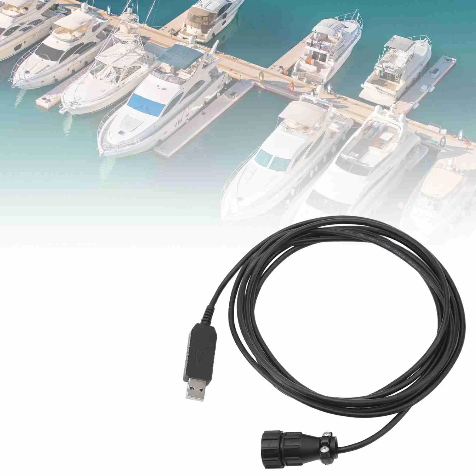 Keenso NPC 100 Wtyczka Pilota AIS Kabel do Transmisji Danych ABS Kabel Interfejsu USB 38400 Bodów Sterownik CP210x do Oprogramowania Nawigacji Morskiej w Systemie Windows Mac dla Pilotów i Statków