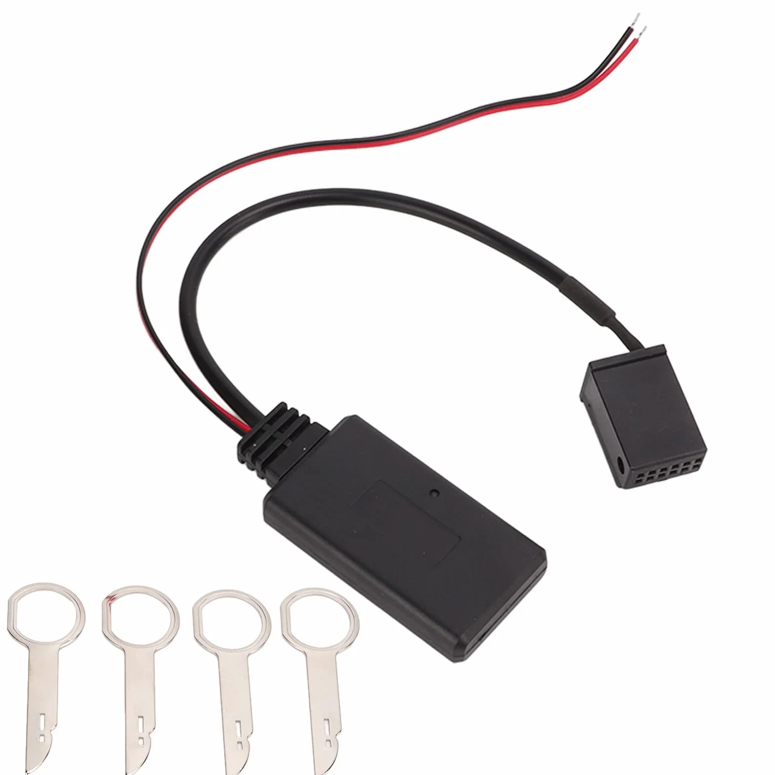 Samochodowy Moduł Bluetooth Radio Stereo AUX Adapter do Kabla Samochodowego Bluetooth Muzyka Adapter Audio do Mondeo MK3 Focus 2 MK2