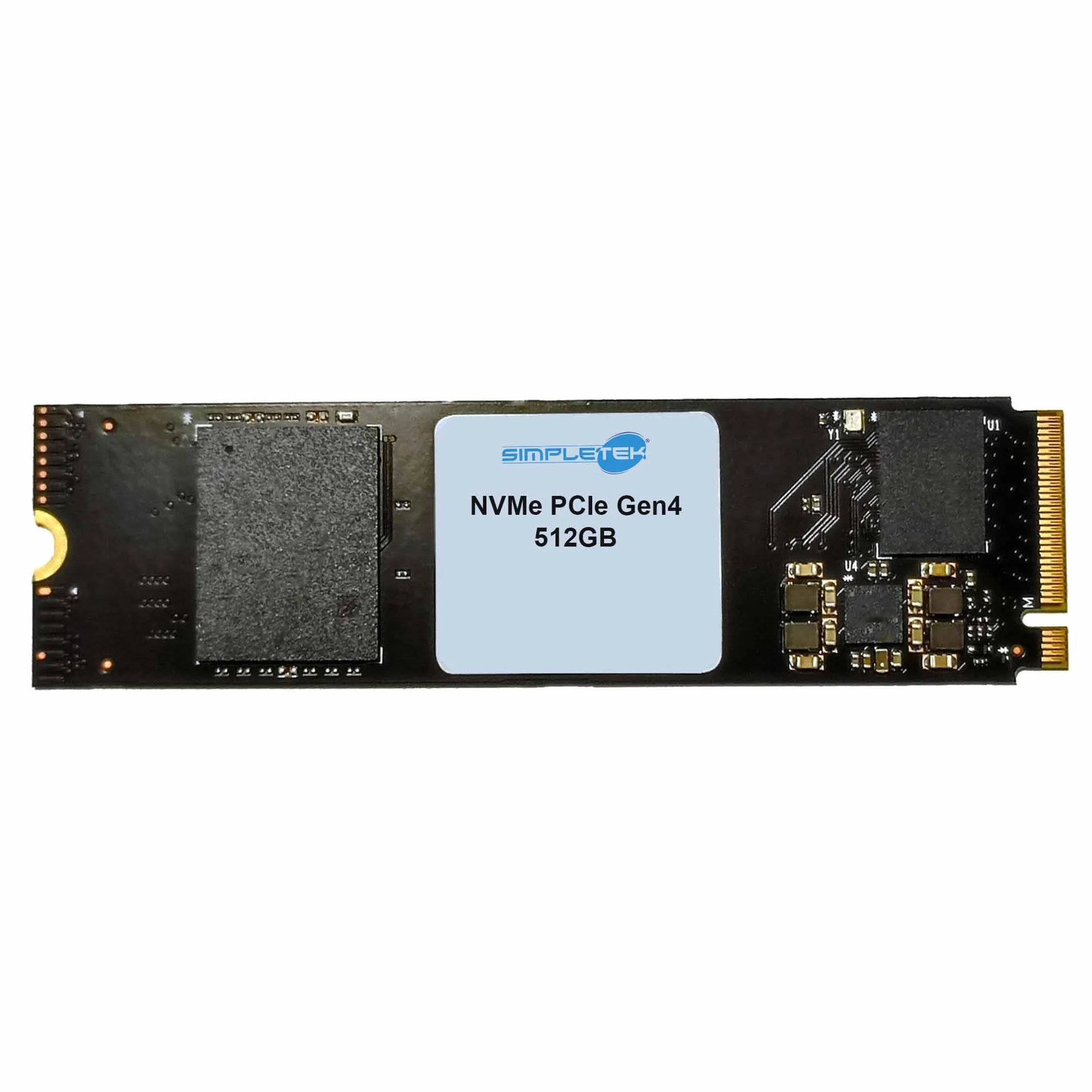 SIMPLETEK Wewnętrzny dysk SSD M.2 NVME PCI 4.0 2280 512 GB QLC 4 | 3,3 V 6000 MB/s | dysk SSD idealny do komputerów stacjonarnych i laptopów