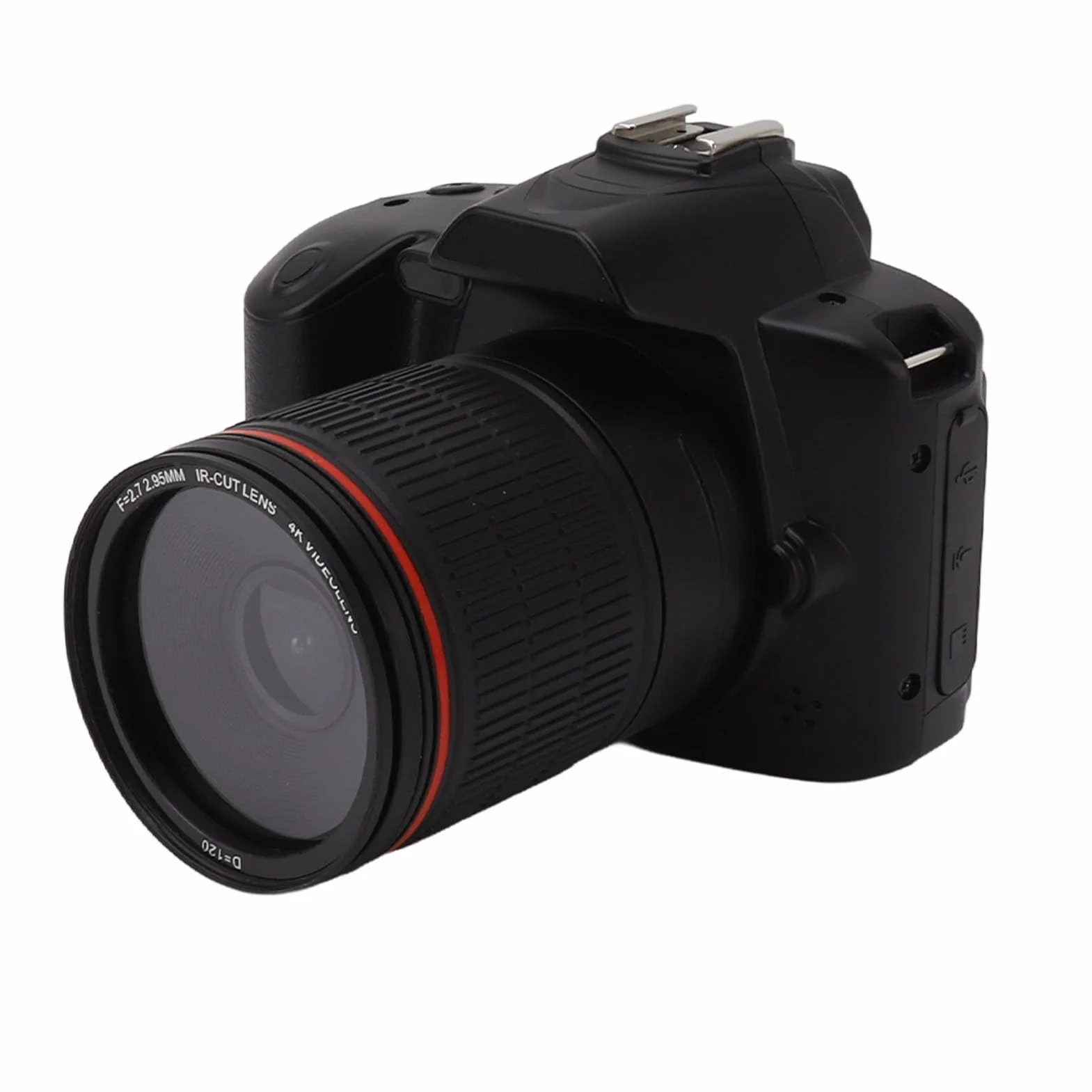 Cyfrowa Lustrzanka Jednoobiektywowa z Obiektywem 2,7 2,95 Mm, Cyfrowa Kamera WiFi z 3,0 calowym Ekranem IPS, Obsługa Kamery do Vlogowania 64 MP, Zoom 16X, Noktowizor