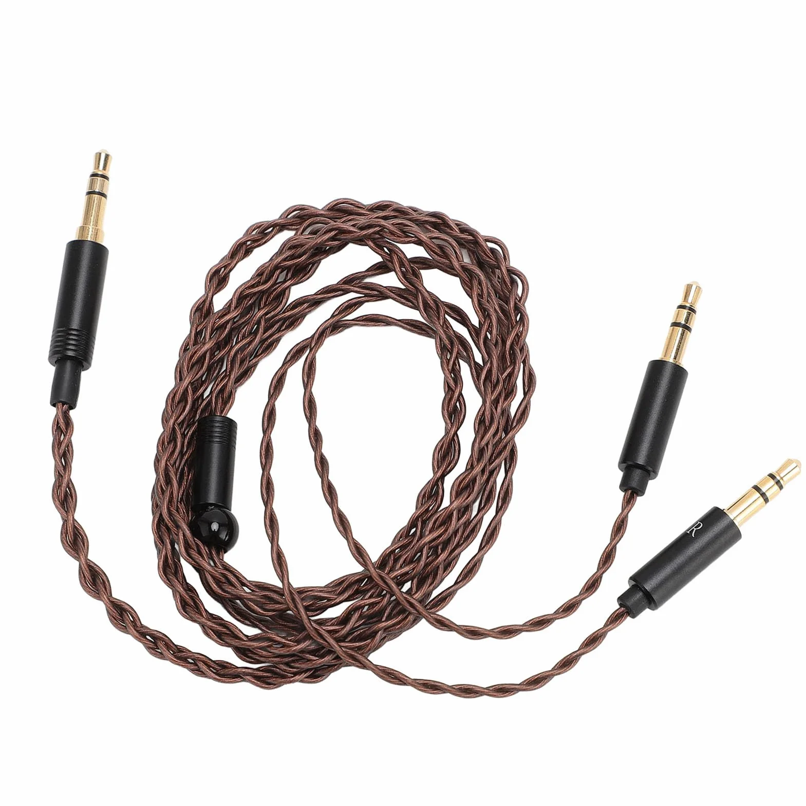 Zamienny Kabel do Aktualizacji Audio dla T1 II T5 dla MDR Z7 dla Sundara dla Arya dla Ananda, Kabel Zastępczy Słuchawek 3.5mm do Podwójnej Wtyczki 3.5mm