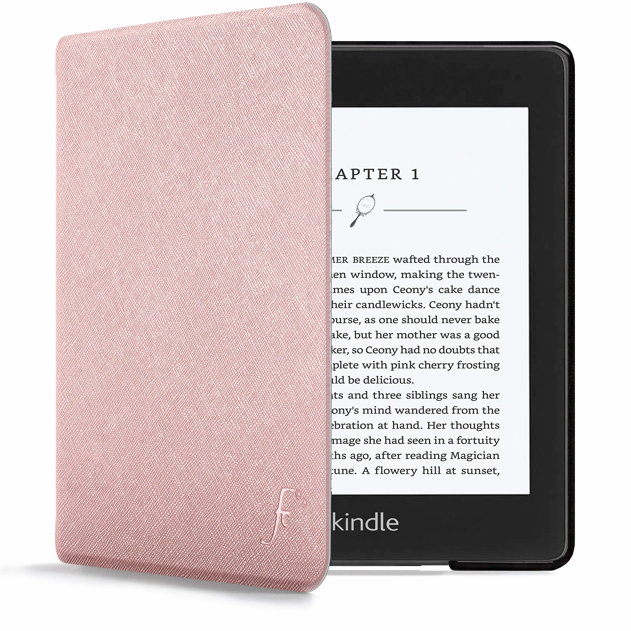 Forefront Cases Etui do Amazon Kindle Paperwhite 6.8-cal (10. generacji - wersja 2018 r.) - Smukłe, Lekkie i Ochronne Etui do Amazon Kindle Paperwhite z Auto. Budzi/Spać Funkcja - Różowe Złoto