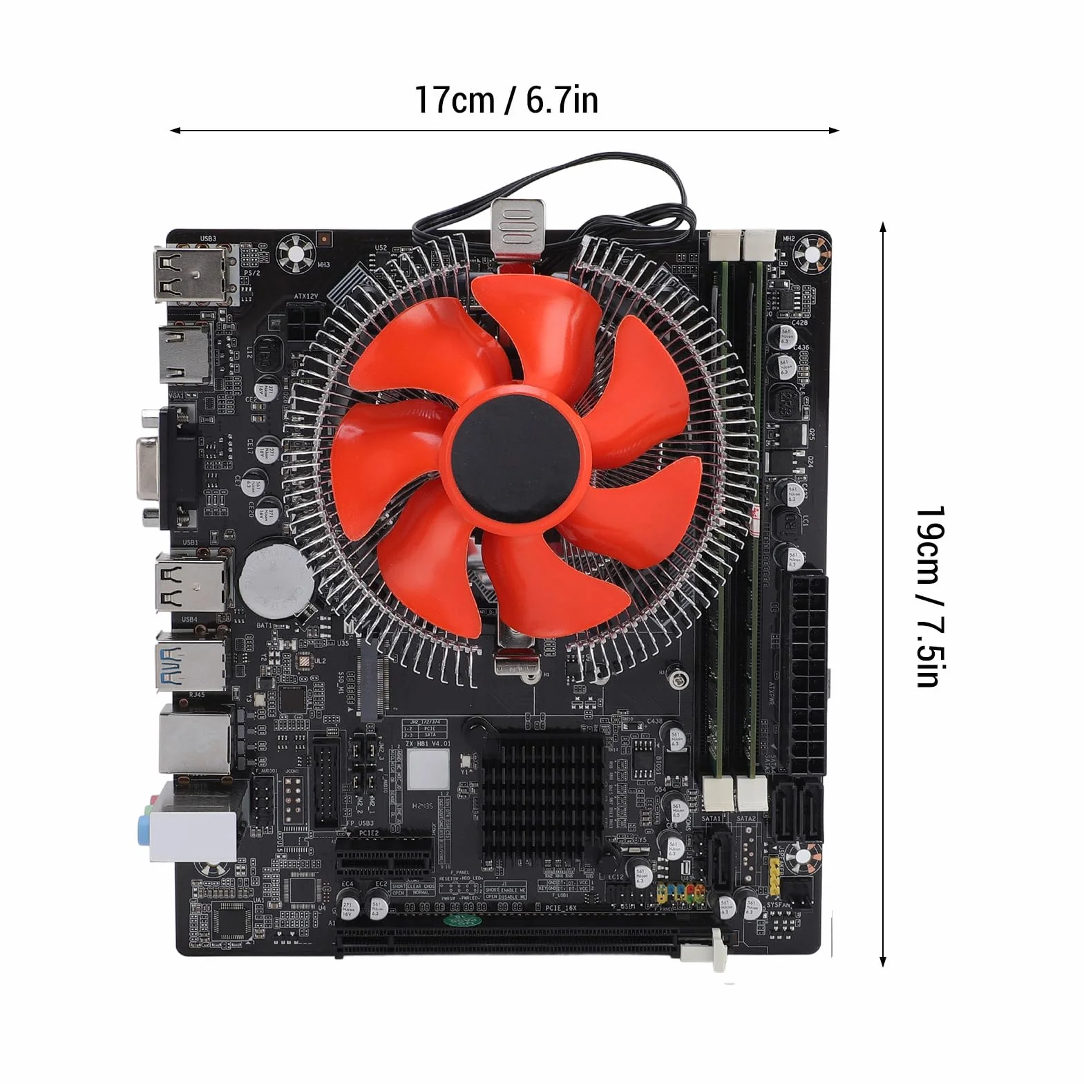 Zestaw Płyty Głównej H81 z I5-4570, 8 GB DDR3 RAM, M.2 Szybkie Gniazdo SSD, PCI-E 16X, SATA 2.0, USB 3.0, HDMI/VGA Port, Gigabit Lan, Zestaw Kompilacji Gier Komputerowych