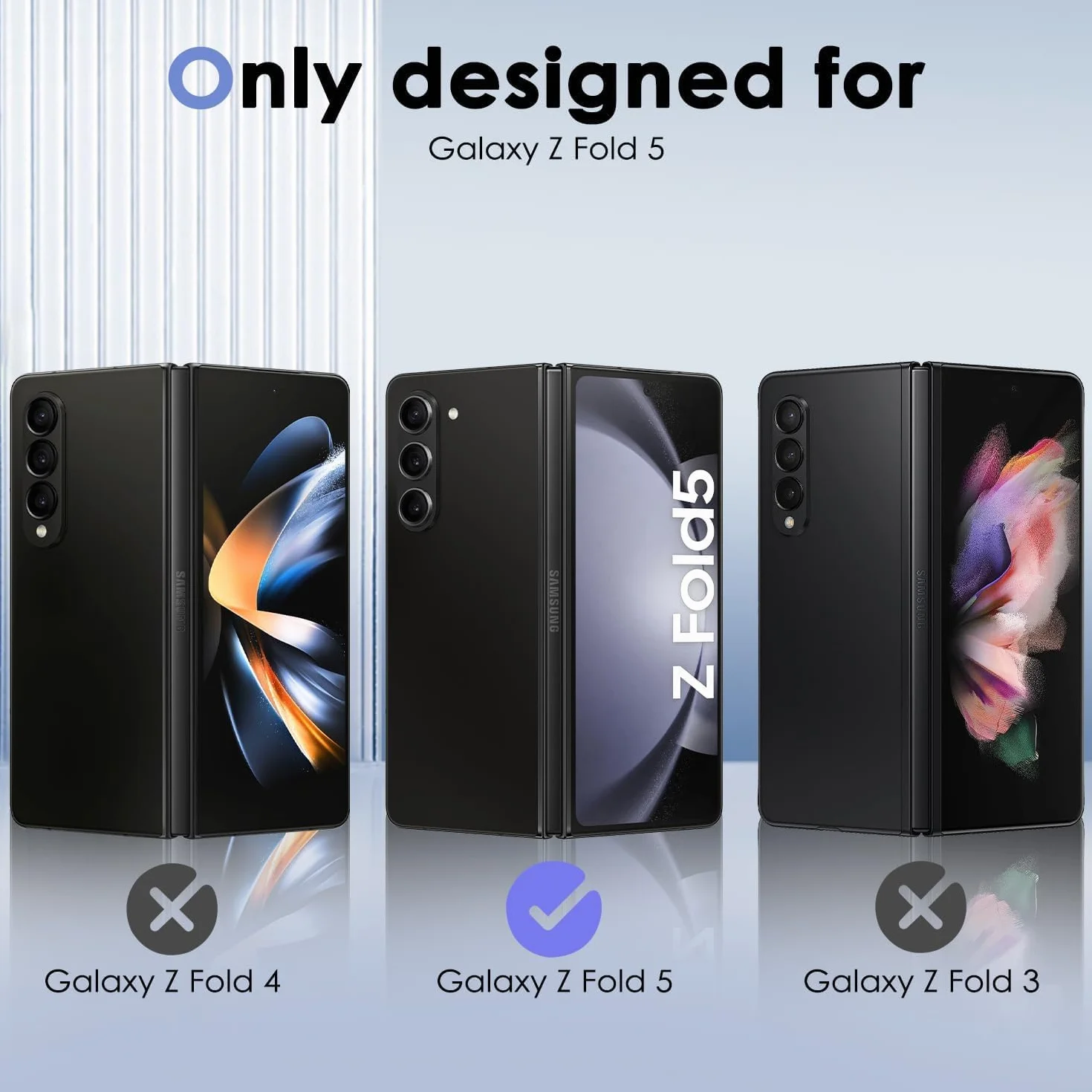 2 x ochrona ekranu ze szkła hartowanego do Samsung Galaxy Z Fold 5+, 2 x wewnętrzna miękka folia chroniąca prywatność, 2 x osłona obiektywu aparatu + 2 x folia boczna [odporna na zarysowania] [bez