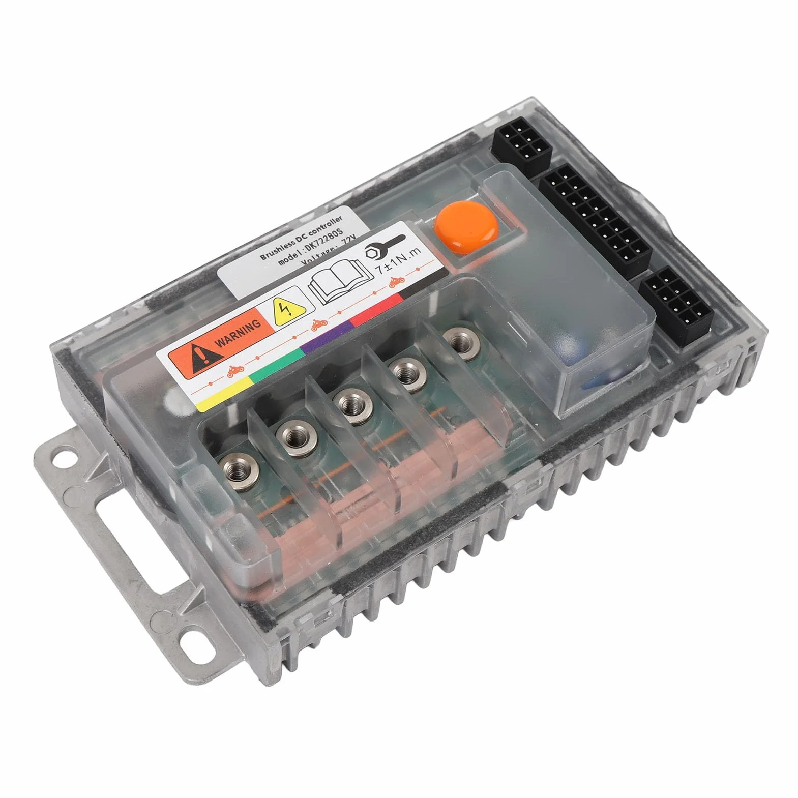 Cryfokt Sterownik Silnika Elektrycznego Motocykla, Bezszczotkowy Regulator Prędkości Silnika Elektrycznego Prądu Stałego DK72280S dla QS ≤3000W