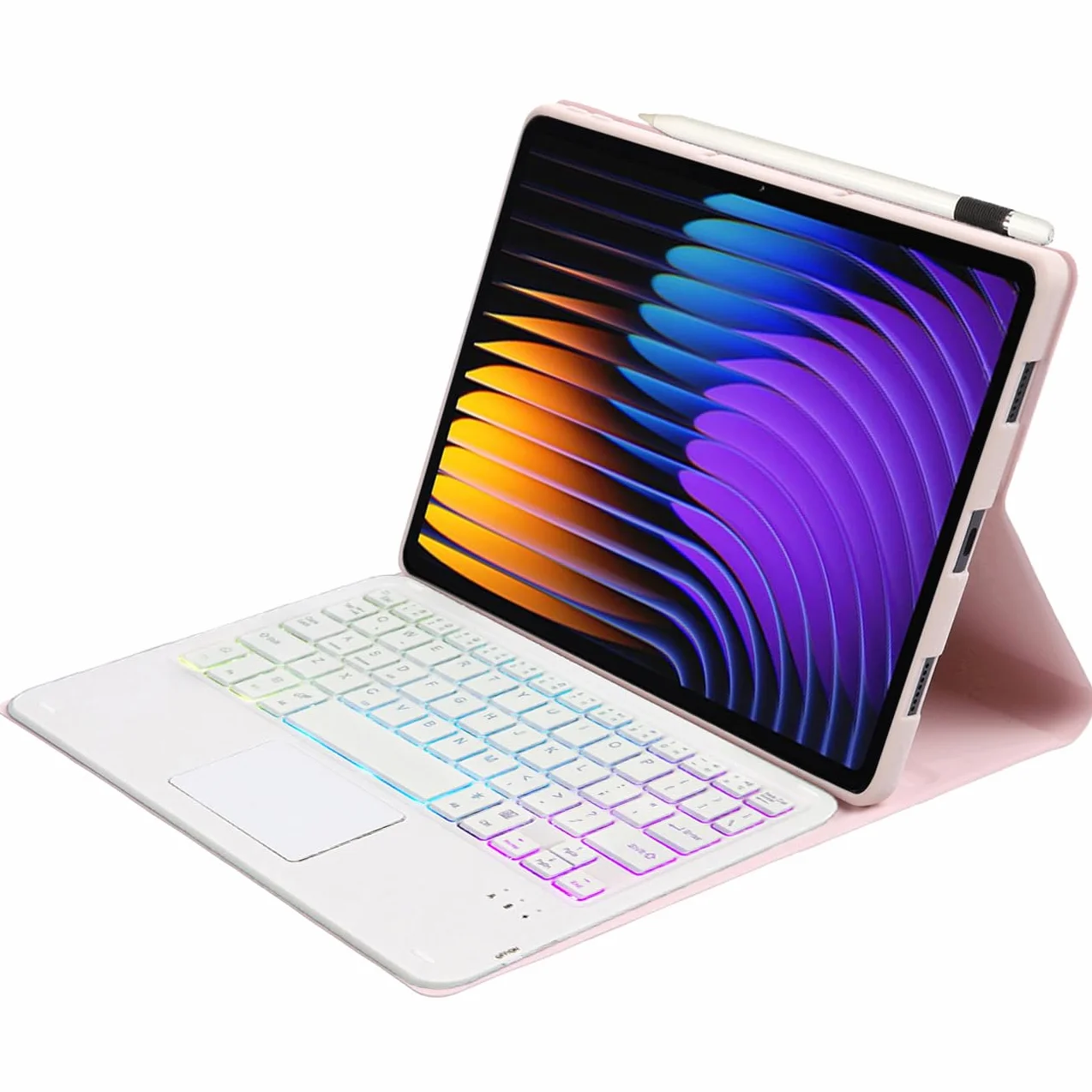 Etui na klawiaturę do Xiaomi Pad 8 / Xiaomi Pad 8 Pro (11,2 cala), bezprzewodowa klawiatura Bluetooth, etui folio | podświetlana klawiatura | mysz dotykowa