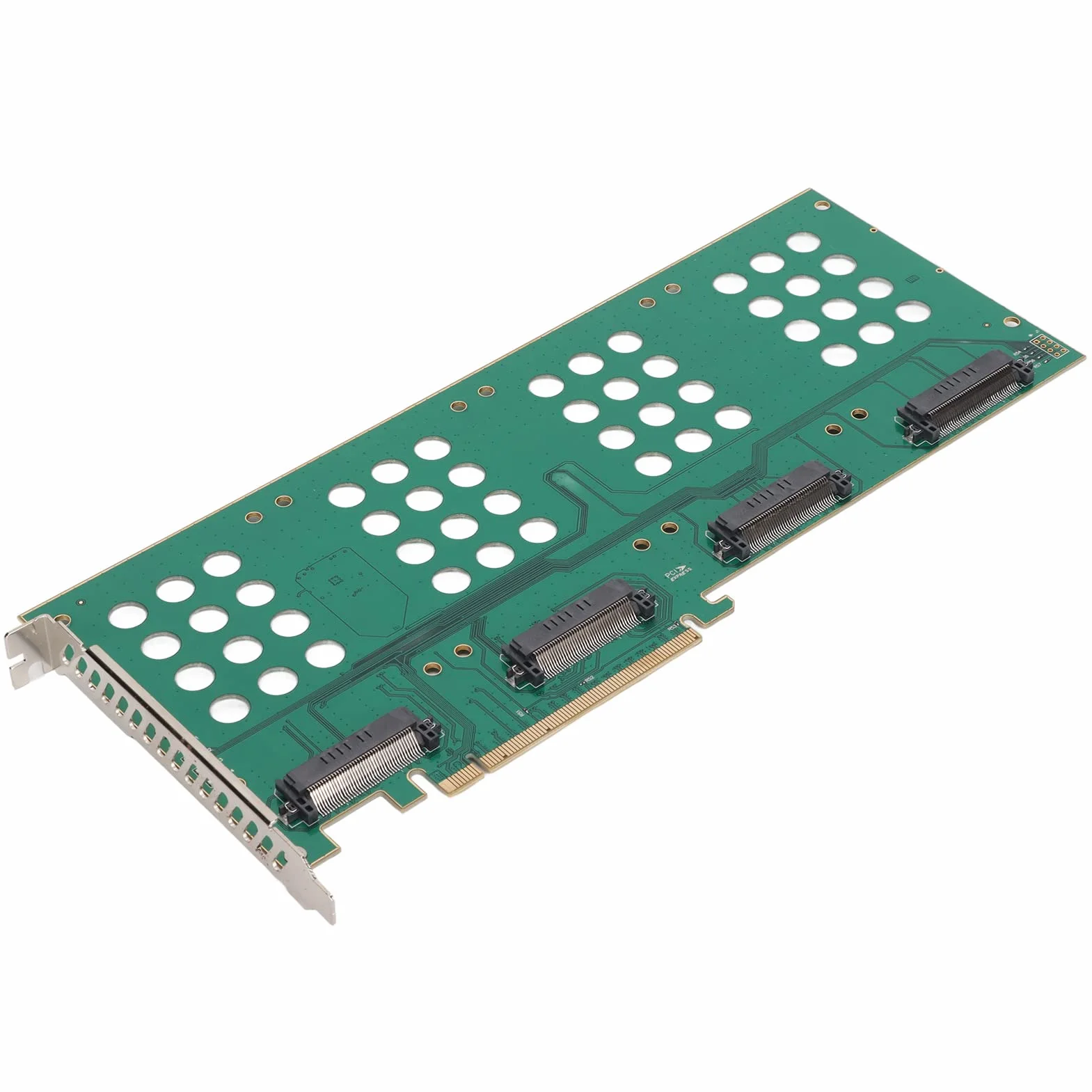 Karta rozszerzenia dysku twardego PCIE 3.0 X16 M.2 U.2 SSD Karta NVMe na kartę PCIe zapewniająca szybszą wydajność systemu w komputerach stacjonarnych