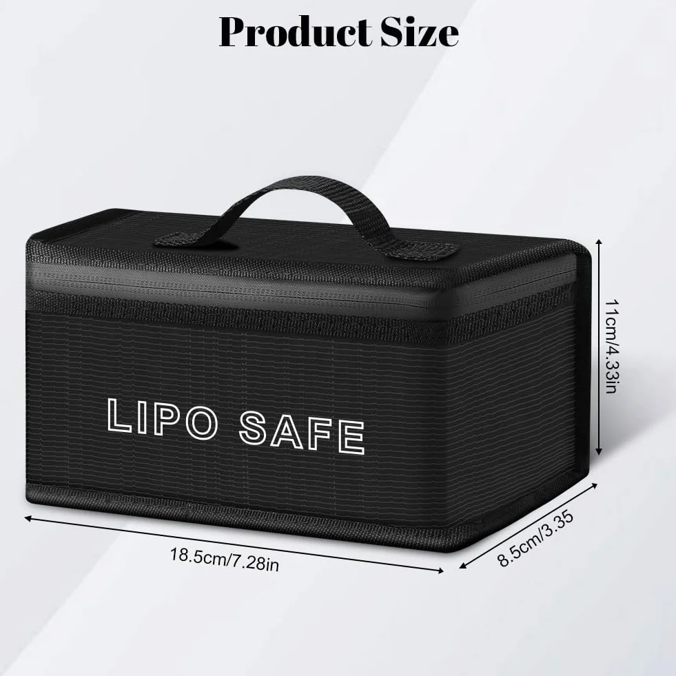 Vicloon ognioodporna torba na baterie Lipo 2 szt. LiPo Guard