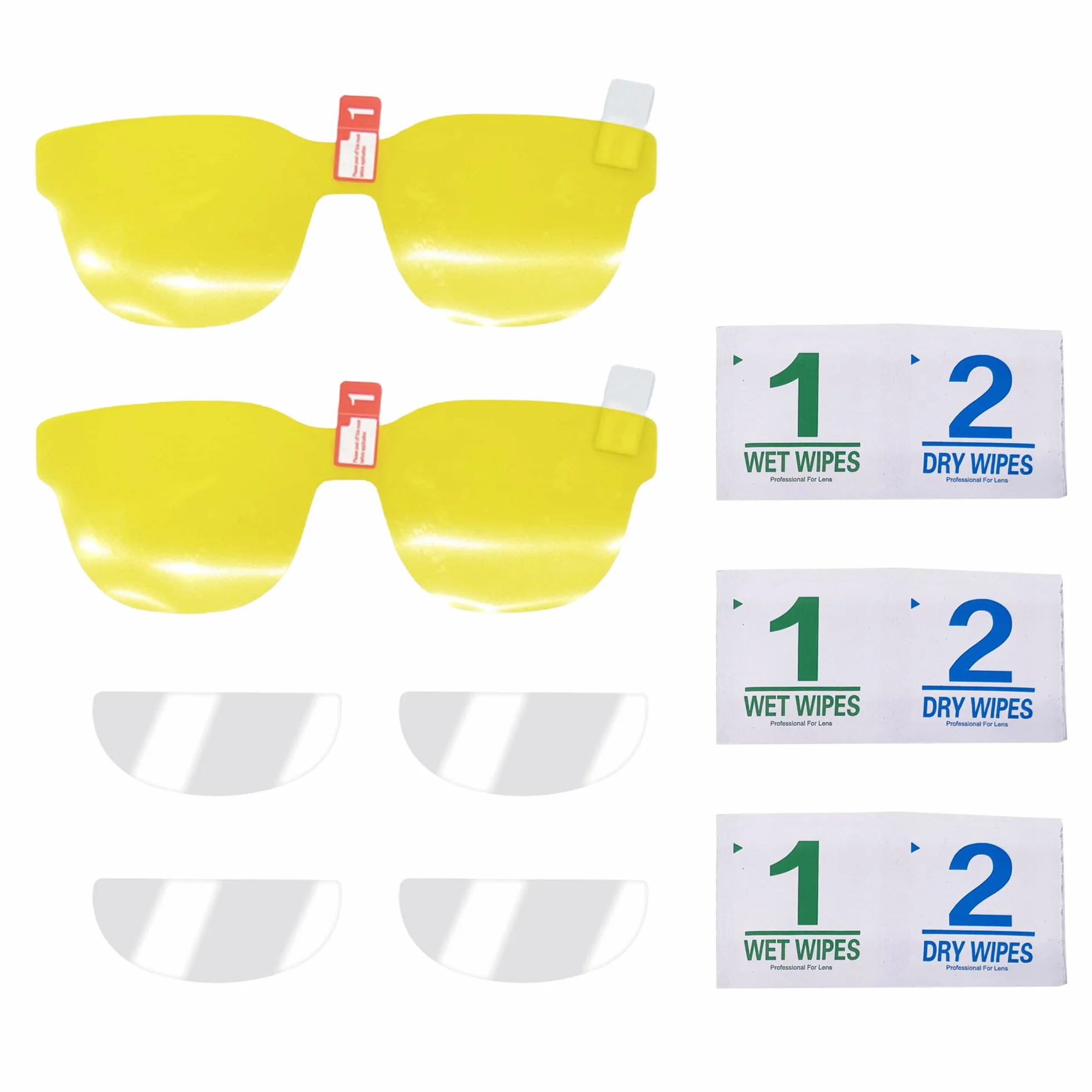 RayNeo Air2 Air2s Air3s 3s Pro folia ochronna PET odporna na zarysowania przednia do obiektywu zestaw