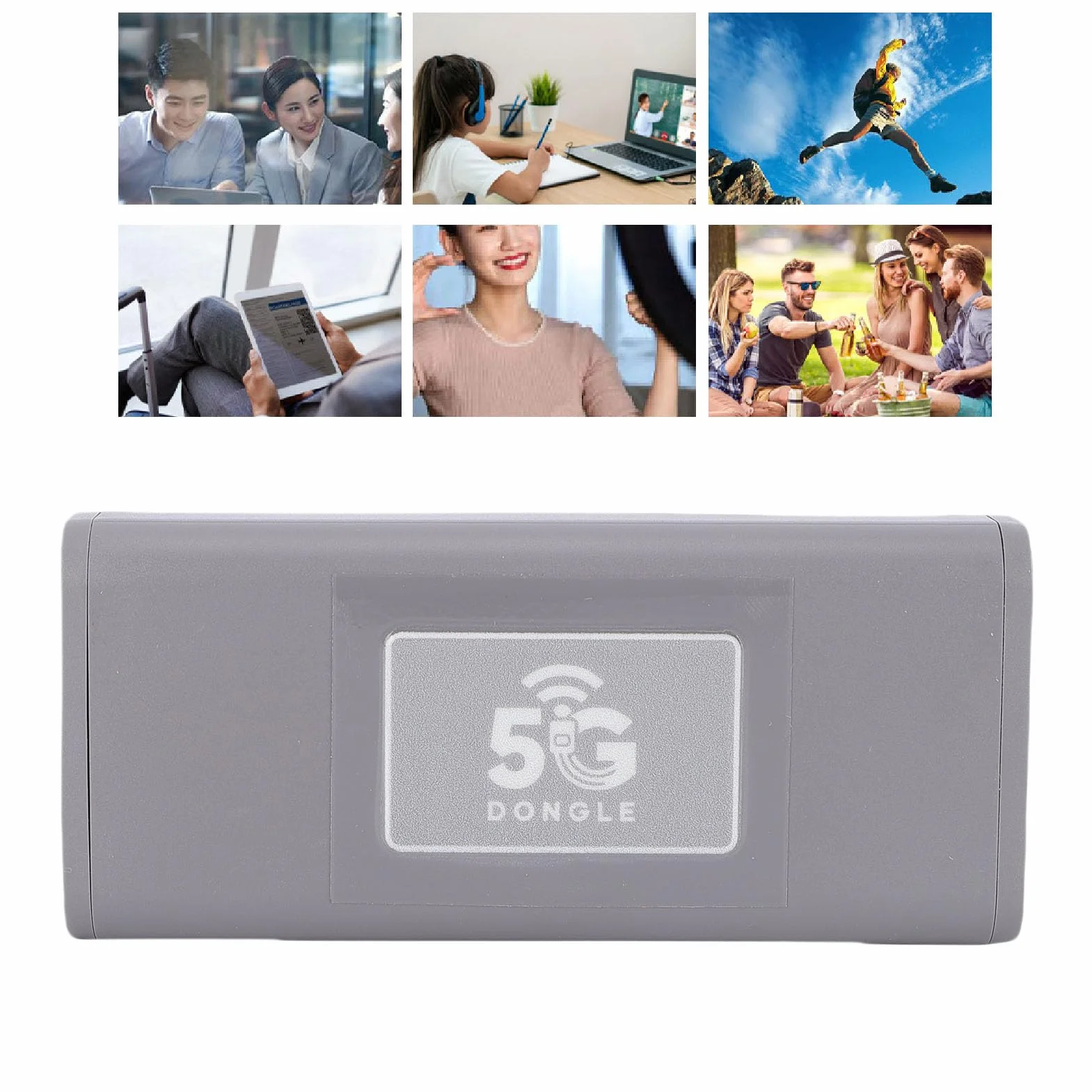 Generic Modem USB 5G Szybki Mobilny Router z Hotspotem do Gier i Transmisji Strumieniowej 1 X Kabel USB
