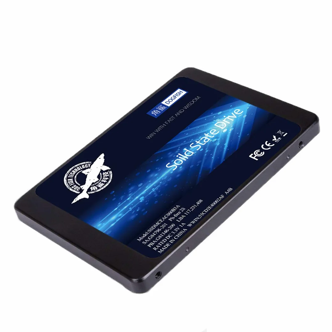 SSD 480 GB SATAIII 2,5 cala Dogfish 6 Gb/s wewnętrzny dysk półprzewodnikowy do laptopa stacjonarnego dysk twardy zawiera SSD 32 GB 64 GB 120 GB 128 GB 240 GB 250 GB 500 GB 960 GB (480 GB, 2,5''-SATA3)
