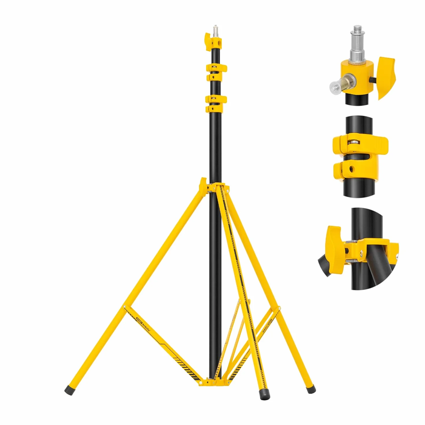 AMBITFUL 280 cm/9,18 ft Regulowany aluminiowy statyw fotograficzny do reflektorów, softboxów, lamp LED do filmowania (GM280Y, 2,8 m/9,18 ft)
