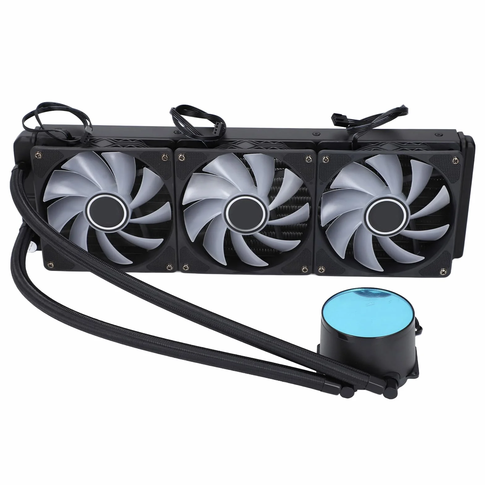 Alomejor Chłodnica Procesora Wentylator Chłodnicy Wysokowydajny System Chłodzenia cieczą do Gier LGA 1700 1200 115X, z Oświetleniem RGB dla Entuzjastów Komputerów PC