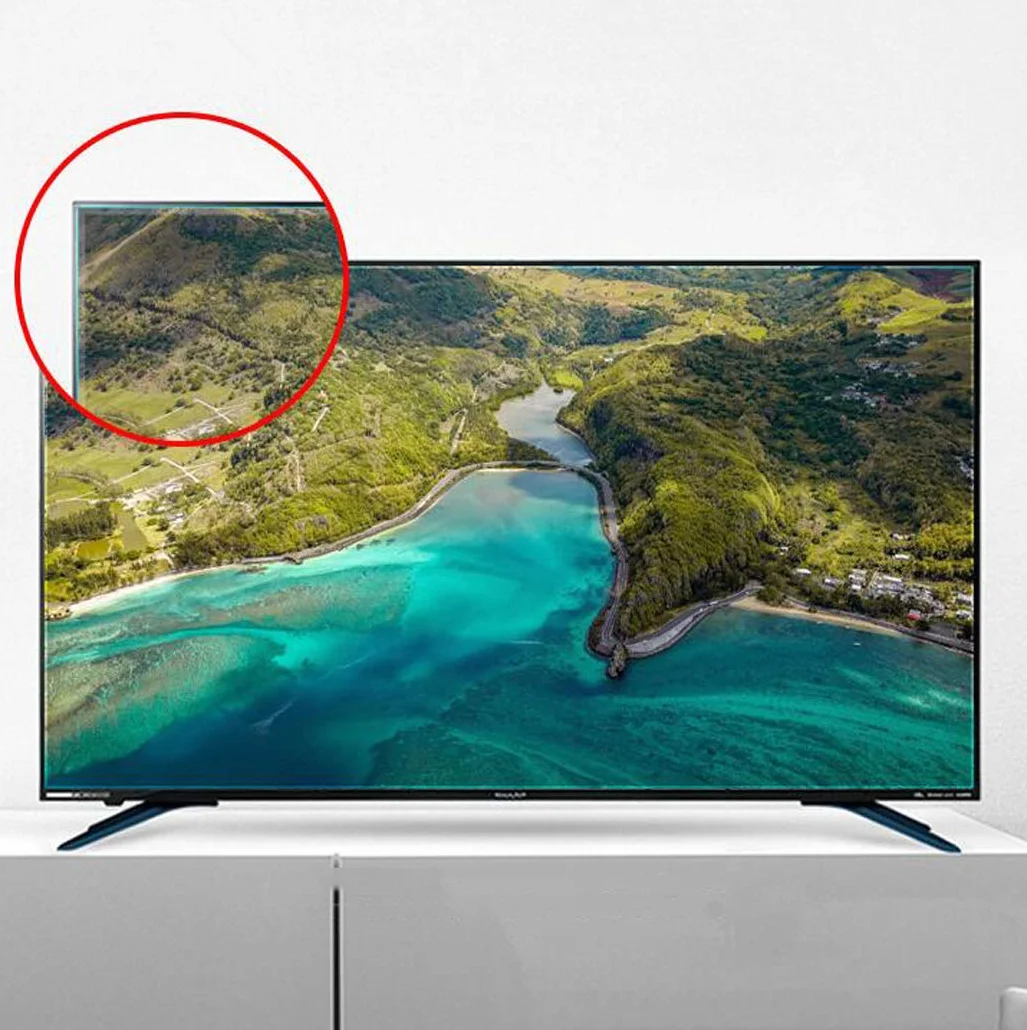 43-calowy ochraniacz ekranu TV filtr przeciwodblaskowy, powłoka przeciwodblaskowa łagodzi zmęczenie oczu, folia ochronna do monitora komputera stacjonarnego do LCD, LED, OLED i QLED HDTV