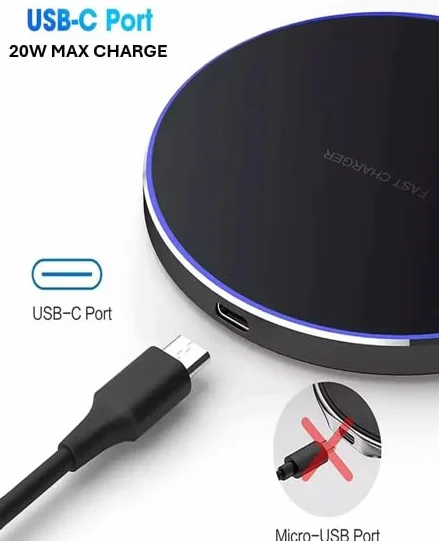 M&S Home Bezprzewodowa ładowarka 20 W USB-c szybkie ładowanie certyfikat Qi 15 W magnetyczna bezprzewodowa ładowarka Pad telefon bezprzewodowa ładowarka Android do iPhone'a