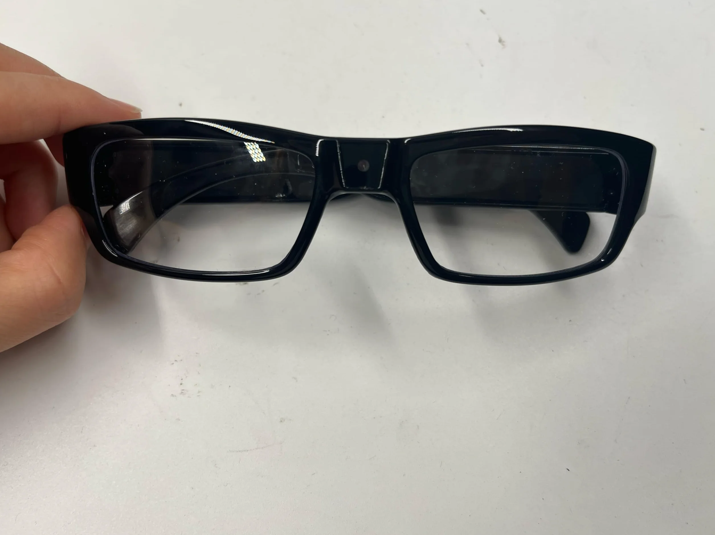LXMIMI Okulary z kamerą, Okulary z mini kamerą 1080P Sportowa kamera w okularach, Mini kamera akcji z obsługą robienia zdjęć/wideo i nagrywania w pętli
