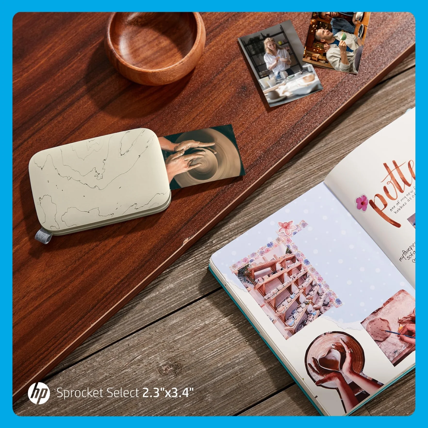 Hp Sprocket Select 5XH49A Drukarka Natychmiastowa, Biały, 2.3X3.4, Eclipse, Printer