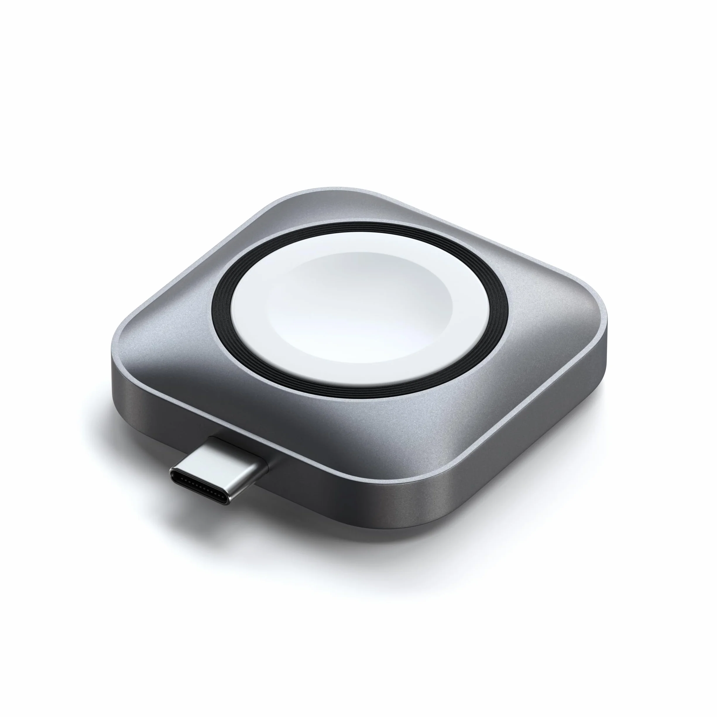 SATECHI przenośna ładowarka USB-C do Apple Watch, 5 W | Aluminiowa obudowa, certyfikat MFi, do Apple Watch Series 1–11, Ultra 1–3, SE 1–3 oraz AirPods