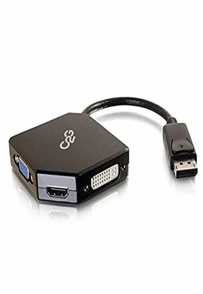 C2G /przewody do przejścia DisplayPort do HDMI, VGA lub DVI konwerter adapterów (54340)