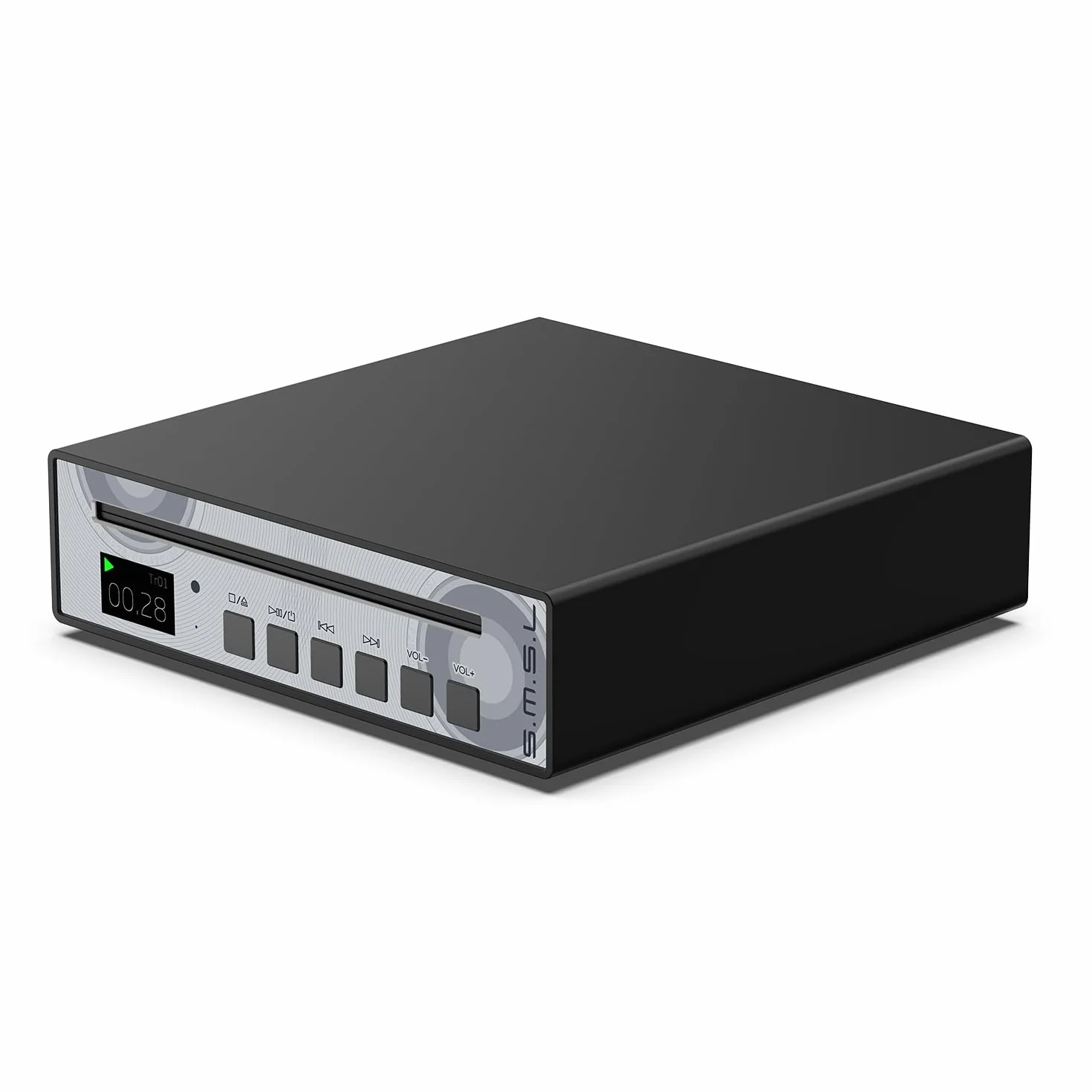 SMSL PL100 odtwarzacz CD 3,5 mm wyjście słuchawkowe o dużej mocy RCA optyczne wyjście koncentryczne obsługuje transmisję dekoder MQA CS43131 dekodowanie chip dekodowanie wzmacniacz słuchawkowy (czarny