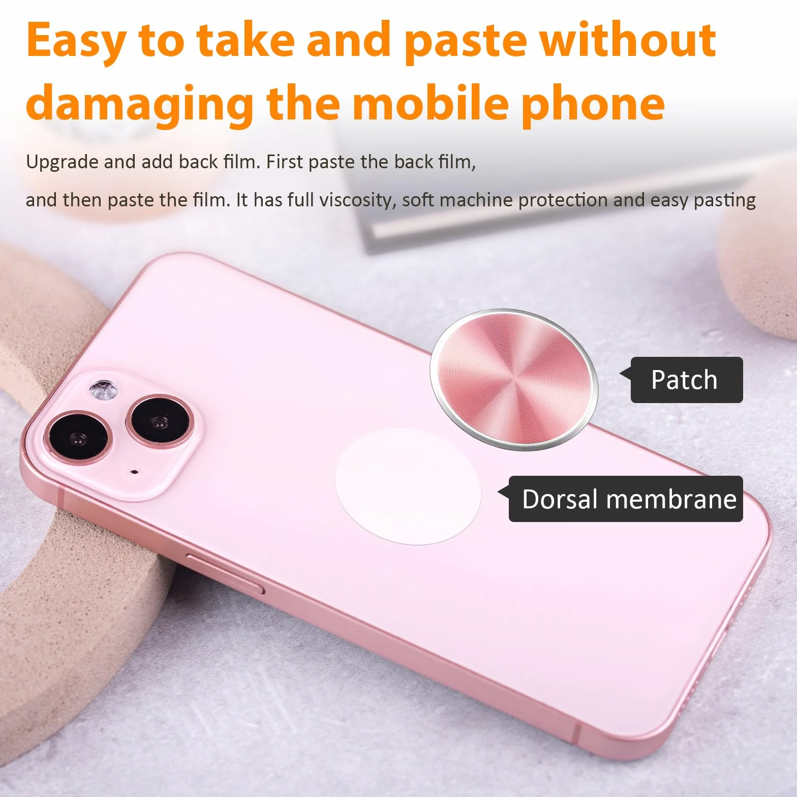 Giantree Metalowe płytki do magnetycznego uchwytu samochodowego, 4 sztuki, zastępcza okrągła łatka magnetycznego uchwytu na telefon komórkowy, uniwersalny, okrągły metalowy dysk z mocną naklejką