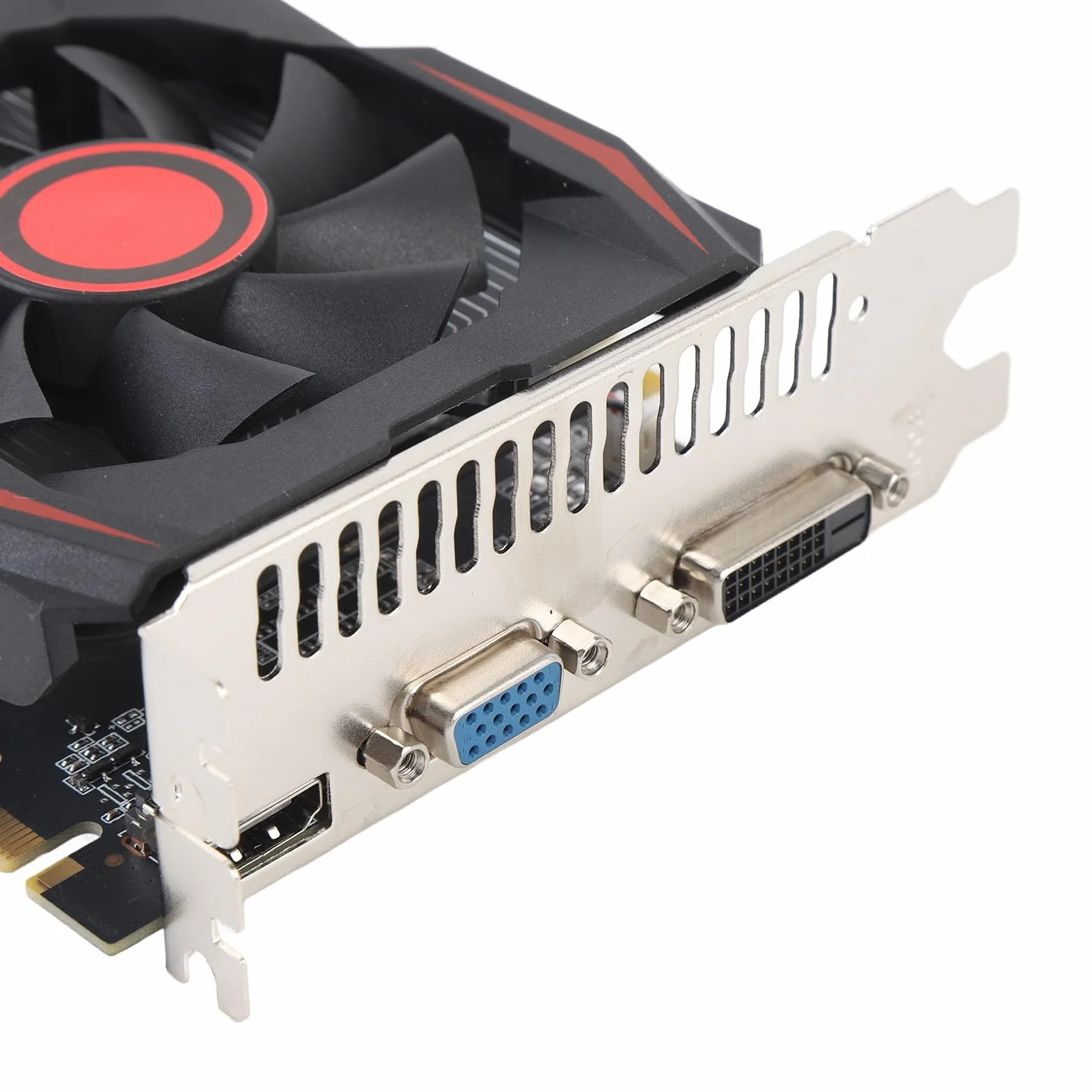 Karta Graficzna 6 GB GDDR5 192-bitowa pamięć, Karta Graficzna PCI Express 2.0, Wydajne, Ciche Chłodzenie z Dwoma Wentylatorami do Pracy na Komputerze do Gier, Edycja Wideo, Obsługuje 10 11 7