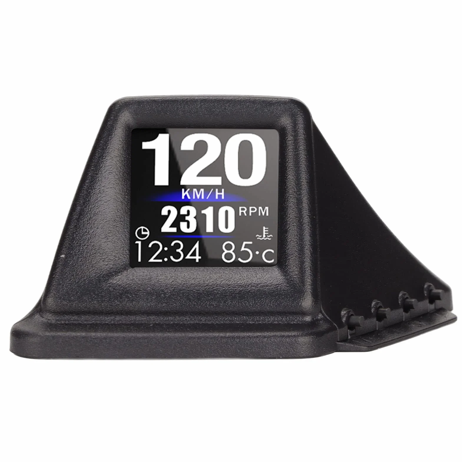 Universal Car HUD, Wyświetlacz OBD2 GPS Head Up, Wielofunkcyjny Prędkościomierz GPS, Alarm Prędkości, Alarm Niskiego Napięcia, Alarm Temperatury Wody, Alarm Obrotów, Wyświetlacz LCD dla Wszystkich Poj