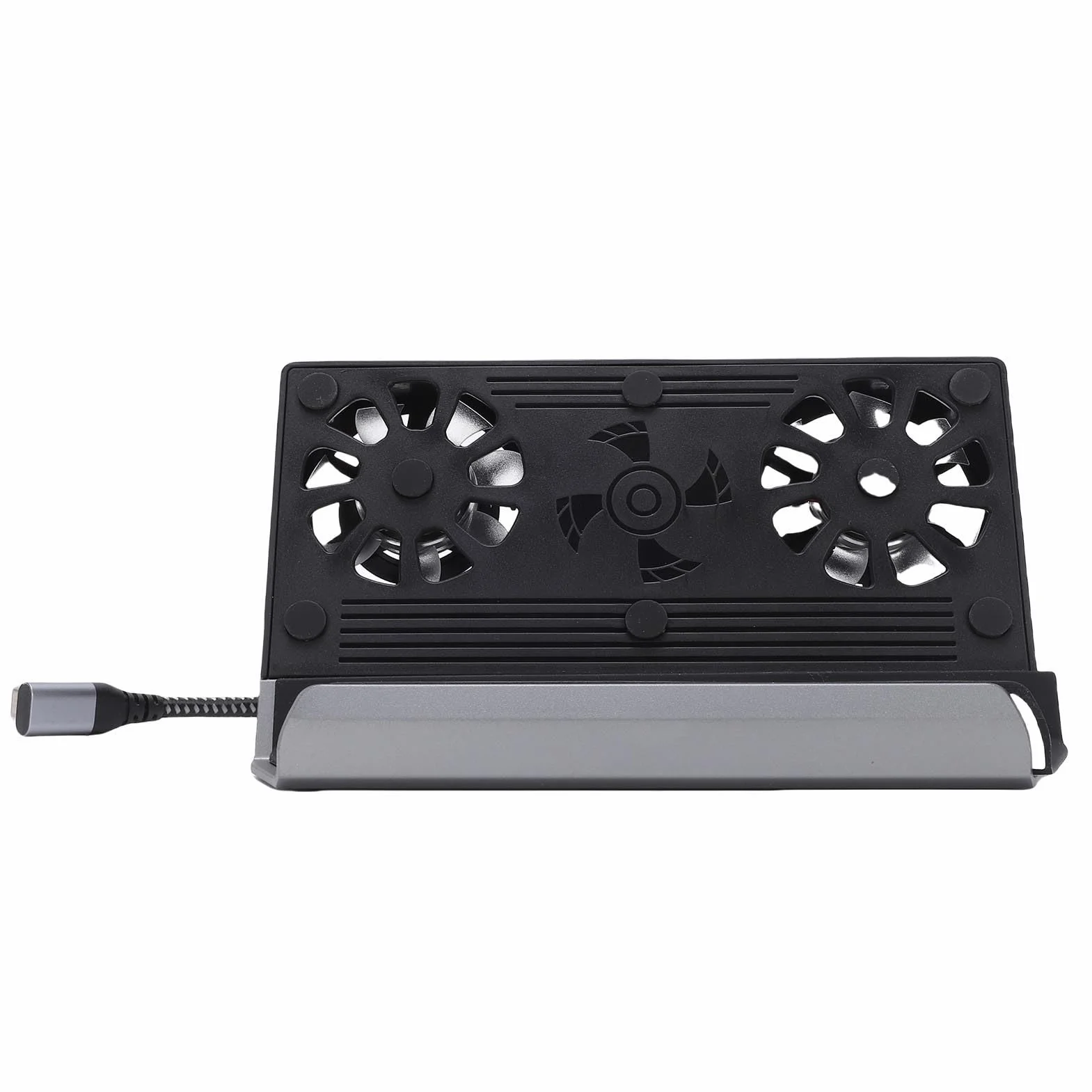 Jiawu Stacja Dokująca do Konsoli do Gier Wydajny Wielofunkcyjny Koncentrator 10 w 1 Legion Go S i Steam Deck Stop Aluminium w Kolorze Gwiezdnej Szarości