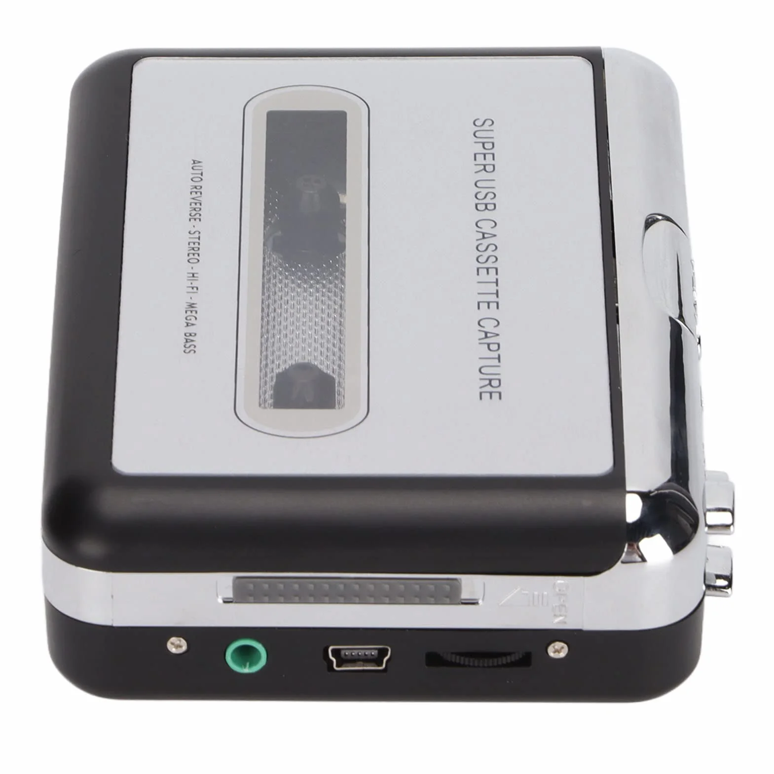 Odtwarzacz magnetofonowy 2 w 1, konwerter magnetofonów MP3, przenośny odtwarzacz muzyczny, kaseta Walkman, magnetofon USB do MP3 ze słuchawkami do laptopa