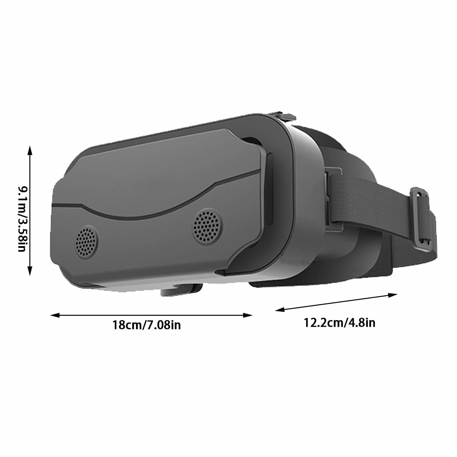 5 Pcs Okulary wirtualnej rzeczywisto?ci - Zestaw s?uchawkowy VR dla Androida | Okulary HD VR Zestaw s?uchawkowy do wirtualnej rzeczywisto?ci do gier VR Filmy, zestaw s?uchawkowy VR do Homraa
