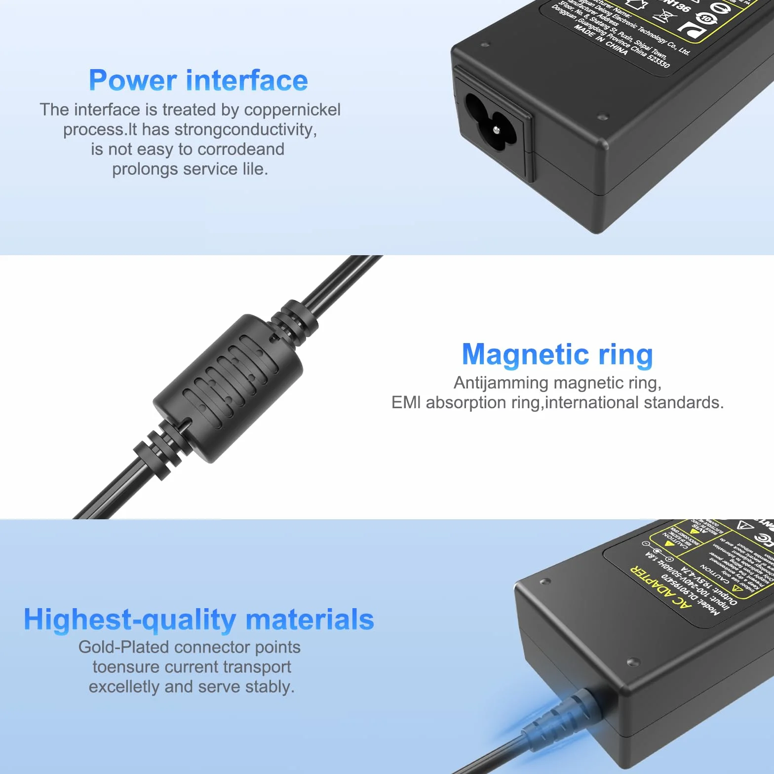 19.5V Zasilacz dla Sony Bravia TV KDL-32 KDL-40 KDL-42 KDL-48 KDL-24 90W Ładowarka Kabel Zasilacz W600B W650A W700B KDL32W700B KDL48W600B KDL48W590B Inteligentna ładowarka LCD HDTV