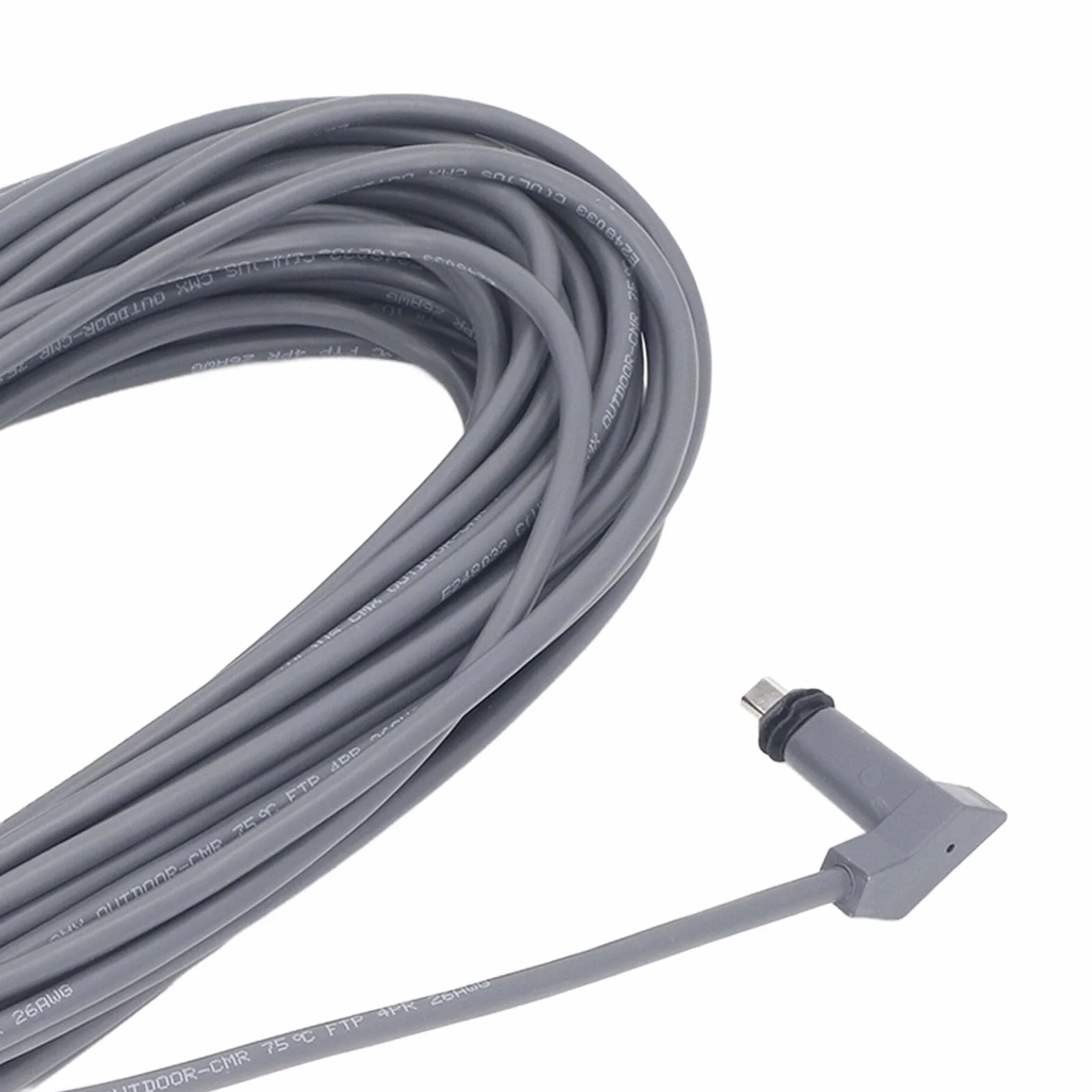 Cryfokt Prostokątny Kabel Zastępczy do Satelity, Produkty Sieciowe Routerów o Długości 30 Stóp ze Stabilnym, Nieprzerwanym Połączeniem, materiał Gumowy i Miedziany, dla StarlinkV2